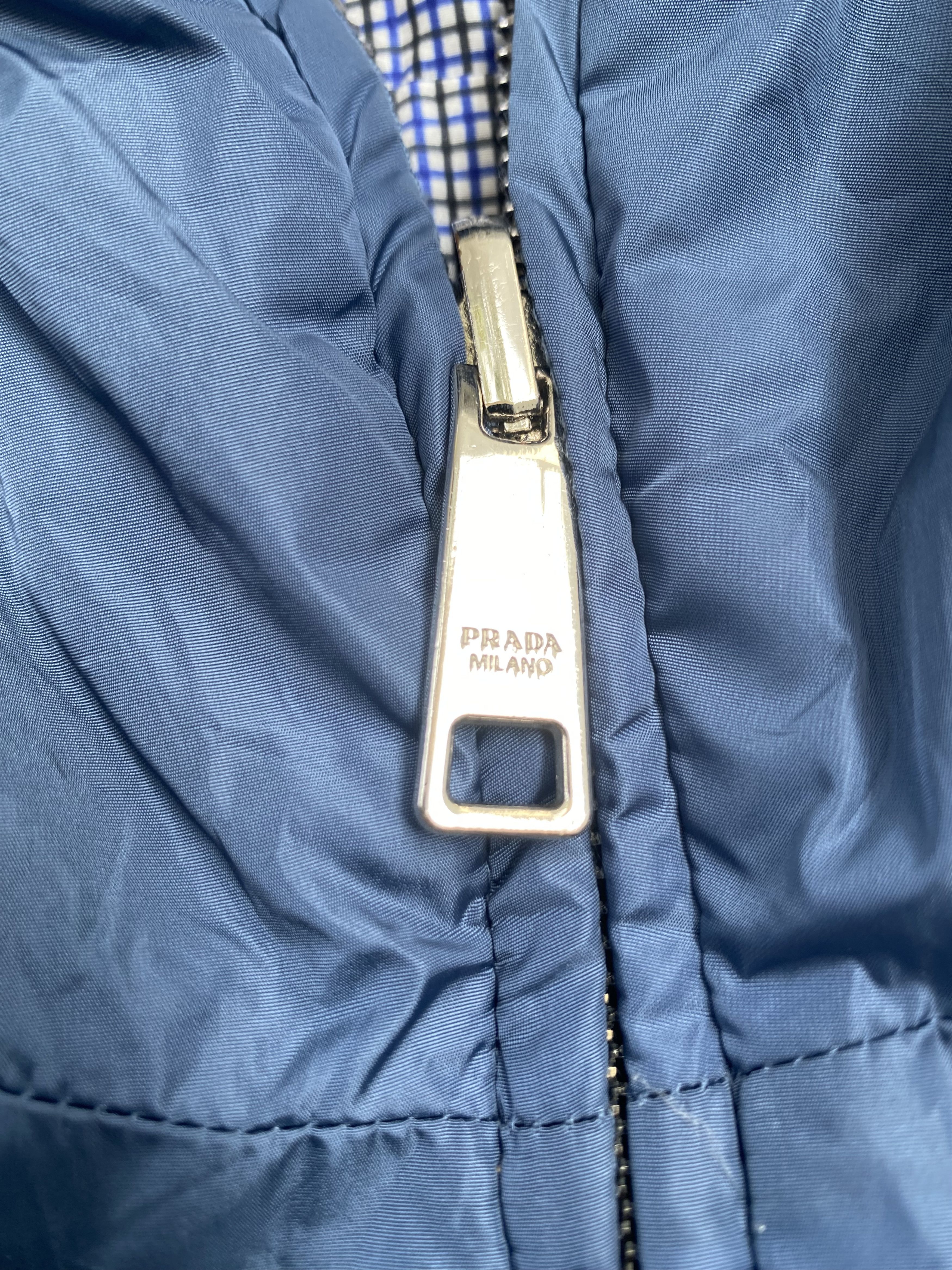 Prada Vintage Prada Nylon Reversible Jacket Size US M / EU 48-50 / 2 - 6 Thumbnail