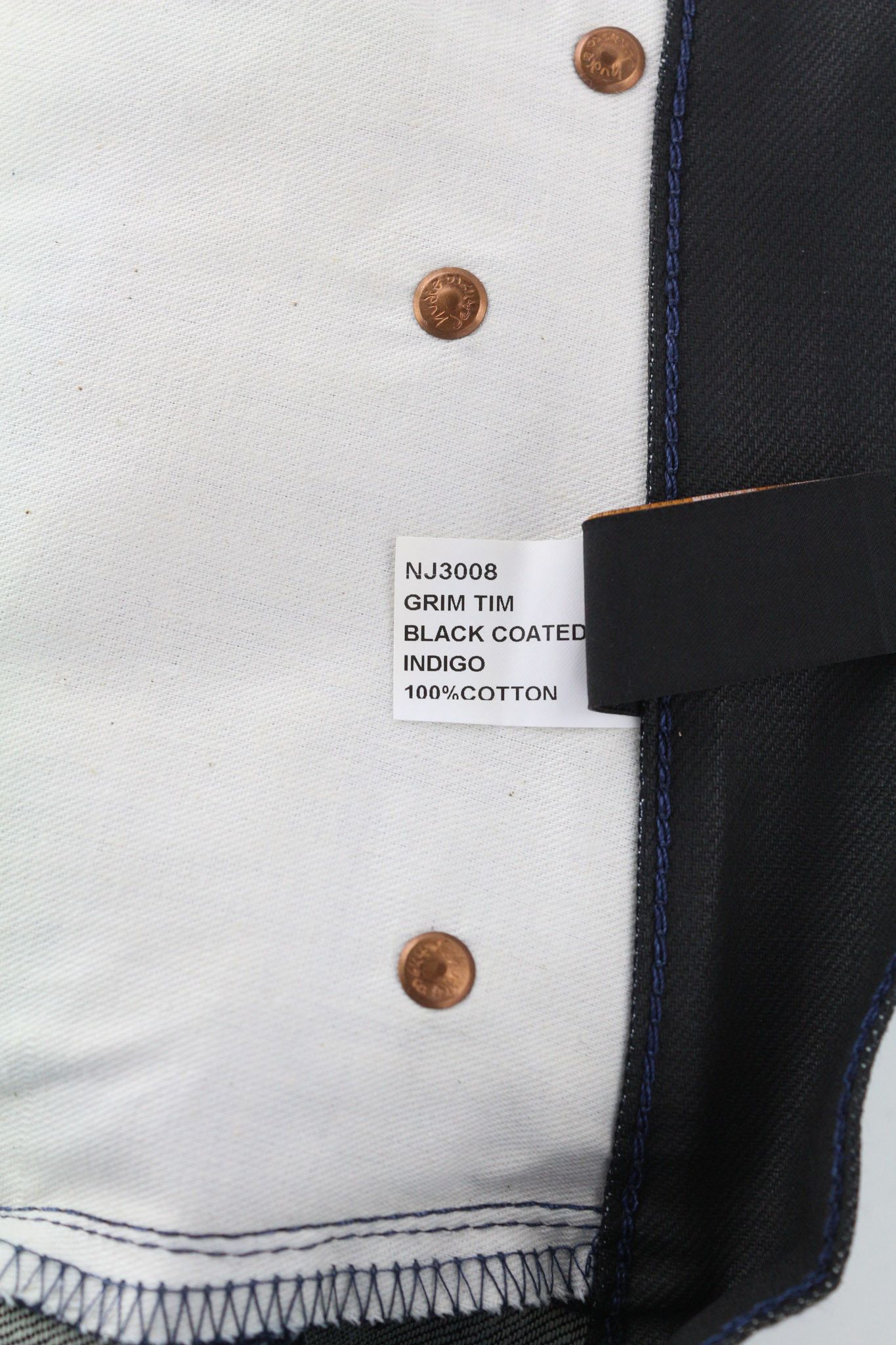 Nudie Jeans GRIM TIM W36/L36 Slim Fit Cotton Navy Blue Jeans 80603 Size US 36 / EU 52 - 7 Thumbnail