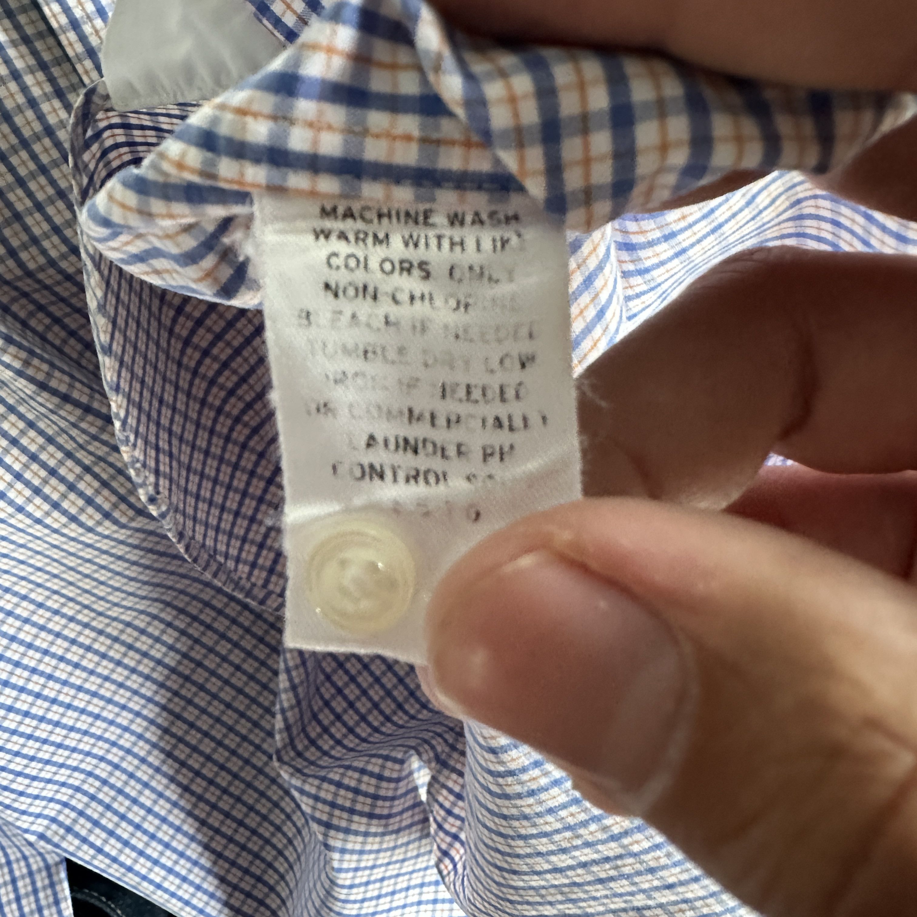 Nordstrom Nordstrom 1901 Button Up Shirt Mens Check Casual Dress Size US L / EU 52-54 / 3 - 10 Thumbnail