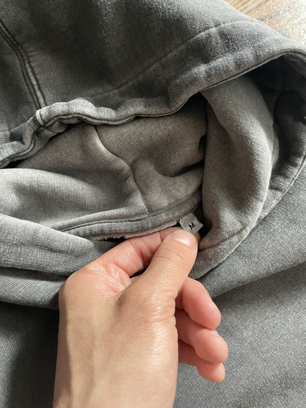 Other Vintage Streetwear Archival Avant Garde Stone Washed Hoodie Size US M / EU 48-50 / 2 - 5 Thumbnail