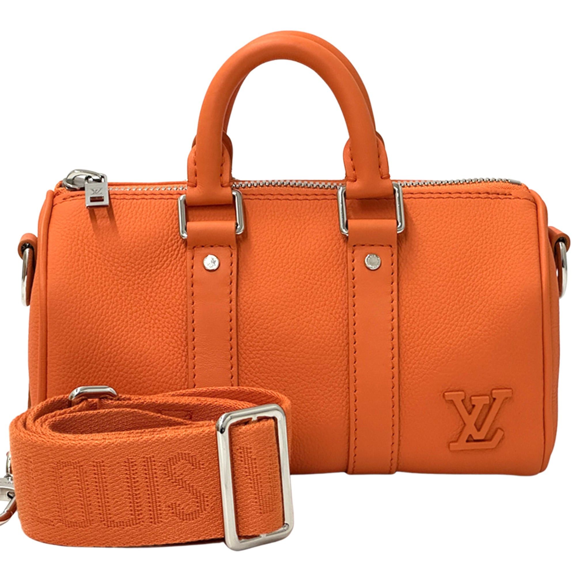 Louis Vuitton Louis Vuitton Aerogram Handbag for Women and Men, Brand Handbag/Shoulder Bag, 2-way, Leather, Keepall XS, Volcano Orange, M81004, Mini Crossbody Bag Size ONE SIZE - 1 Thumbnail