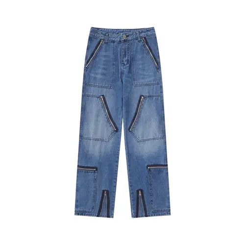 Jean fade cargo jeans Size US 34 / EU 50 - 6 Thumbnail