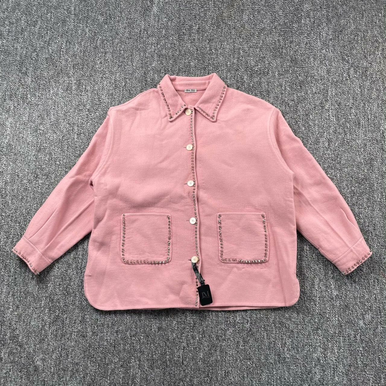 Miu Miu Miu Miu Wool Pink Coat it_36 Women Size XS / US 0-2 / IT 36-38 - 1 Thumbnail