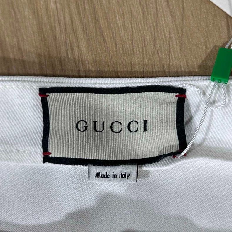 Gucci Gucci Golden buckle denim skirt Size 25" / US 0 / IT 36 - 6 Thumbnail