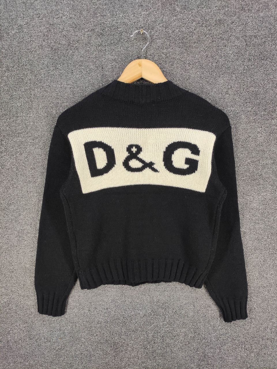 Dolce & Gabbana Spell Out Knit Jacket