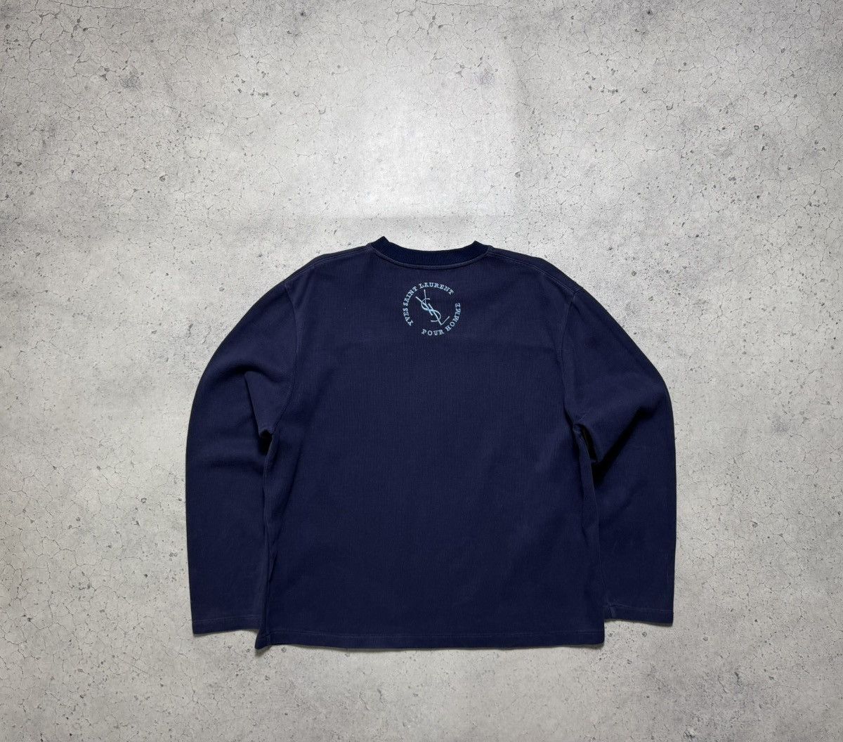 Yves Saint Laurent Yves Saint Laurent Pour Homme YSL Vintage Sweatshirt Size US XL / EU 56 / 4 - 9 Thumbnail