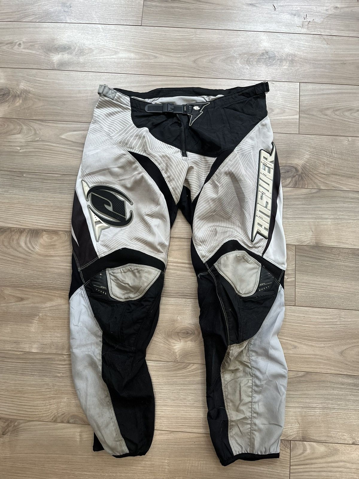 image of Vintage Motorcycle Pants in White, Men's (Size 36)