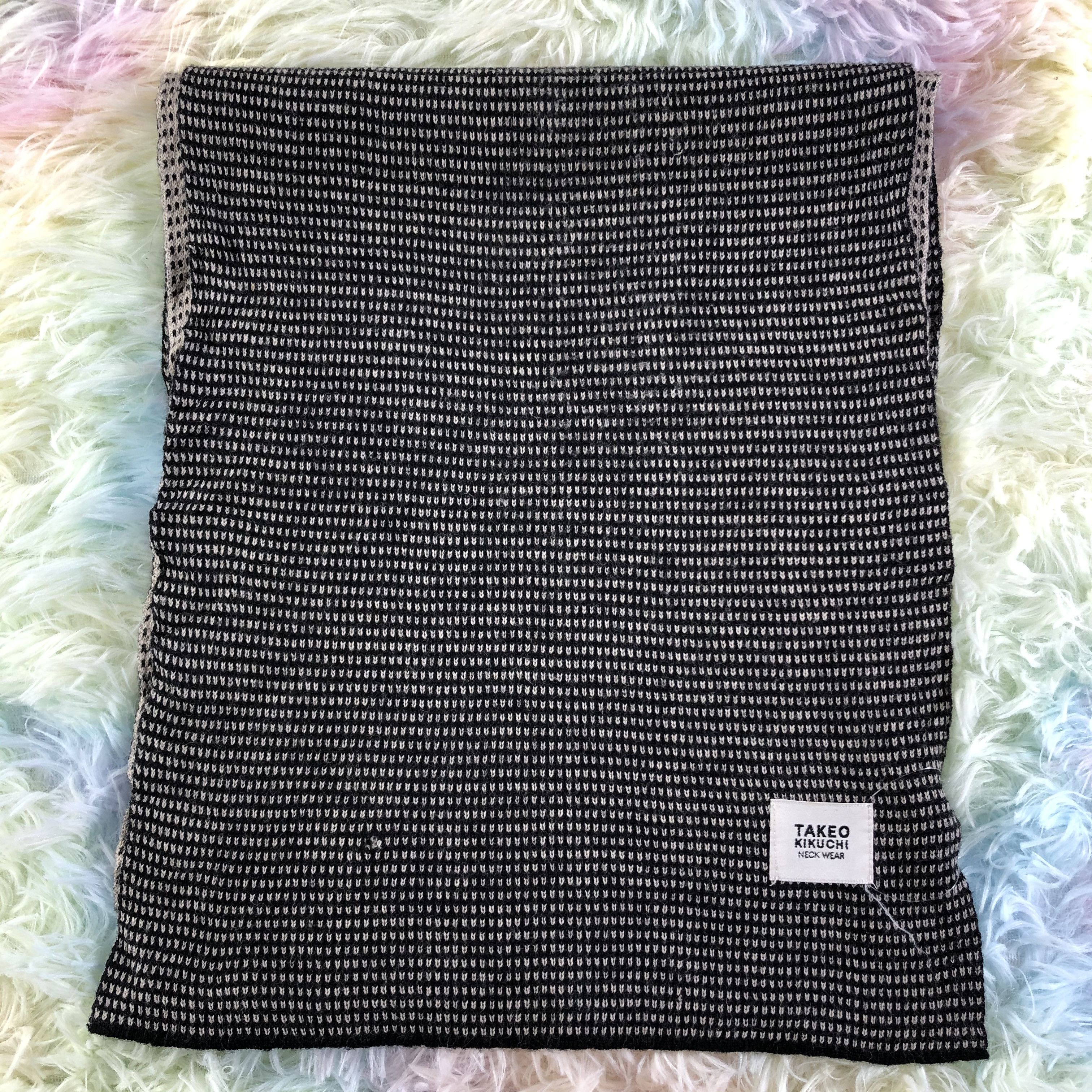 Takeo Kikuchi × Vintage Takeo Kikuchi Scarf / Muffler / Neckwear - KM66 Size ONE SIZE - 2 Thumbnail