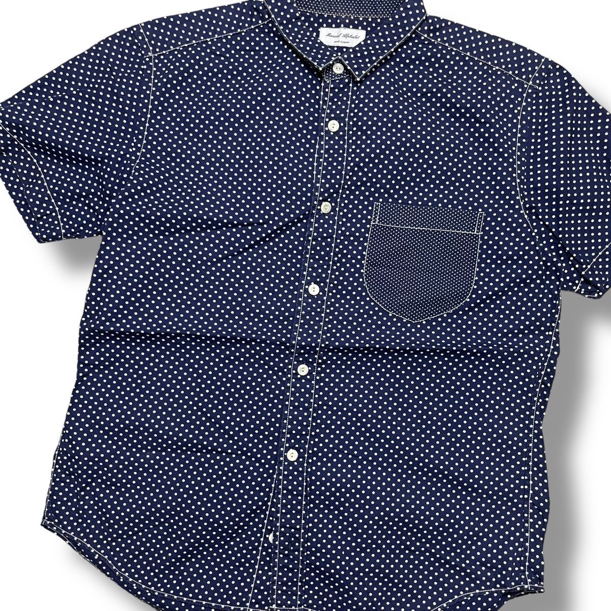 Manual Alphabet Manual Alphabet Polka short sleeve button ups shirt Size US M / EU 48-50 / 2 - 3 Thumbnail
