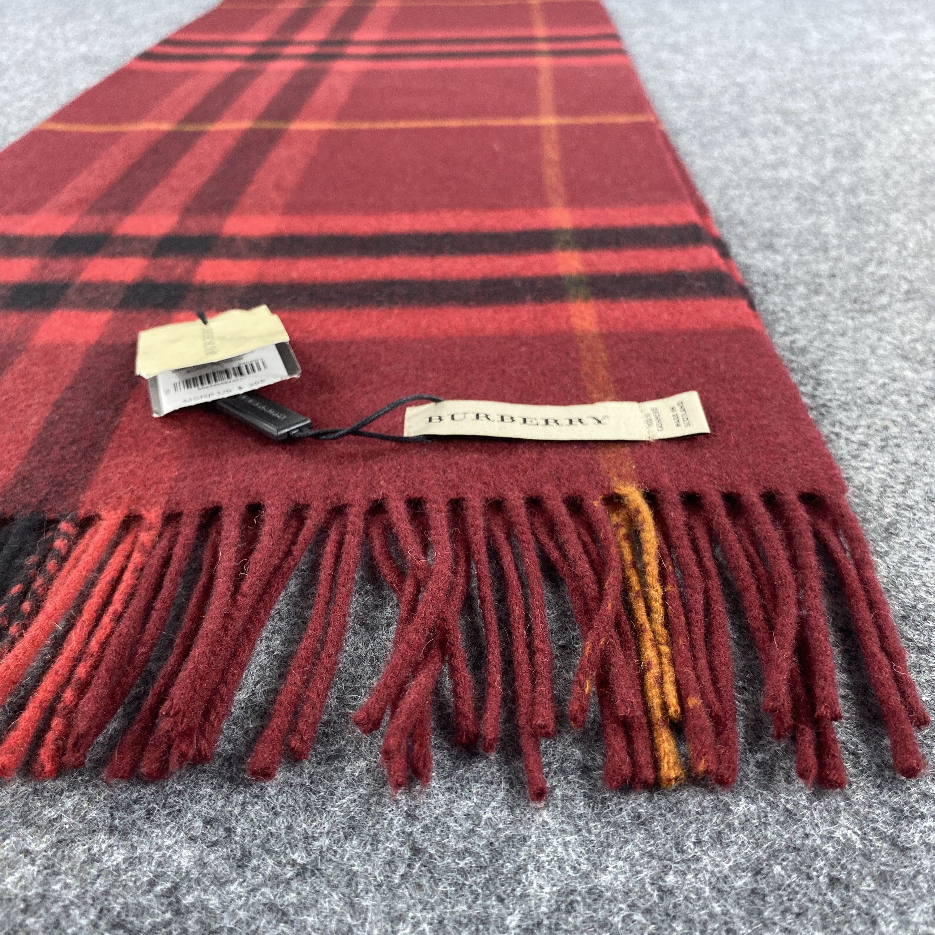 Burberry × Vintage GF10676 Burberry Scarf Neck Wear Muffler Nova Check Size ONE SIZE - 11 Thumbnail