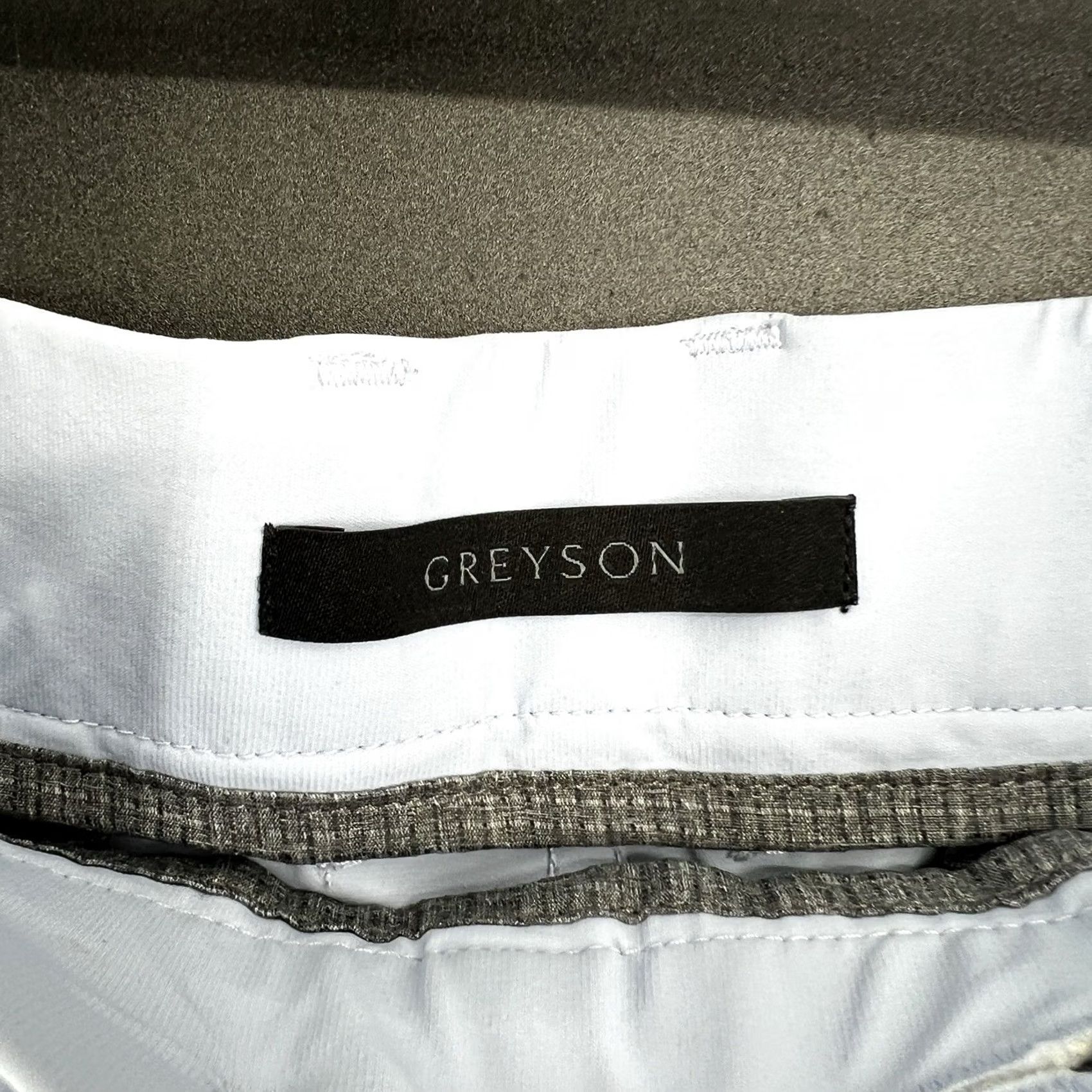 Vintage Greyson Jogger Pants Mens 36 Blue Golf Stretch Cuffed Ankle Zip Pockets Athletic Size US 36 / EU 52 - 3 Thumbnail