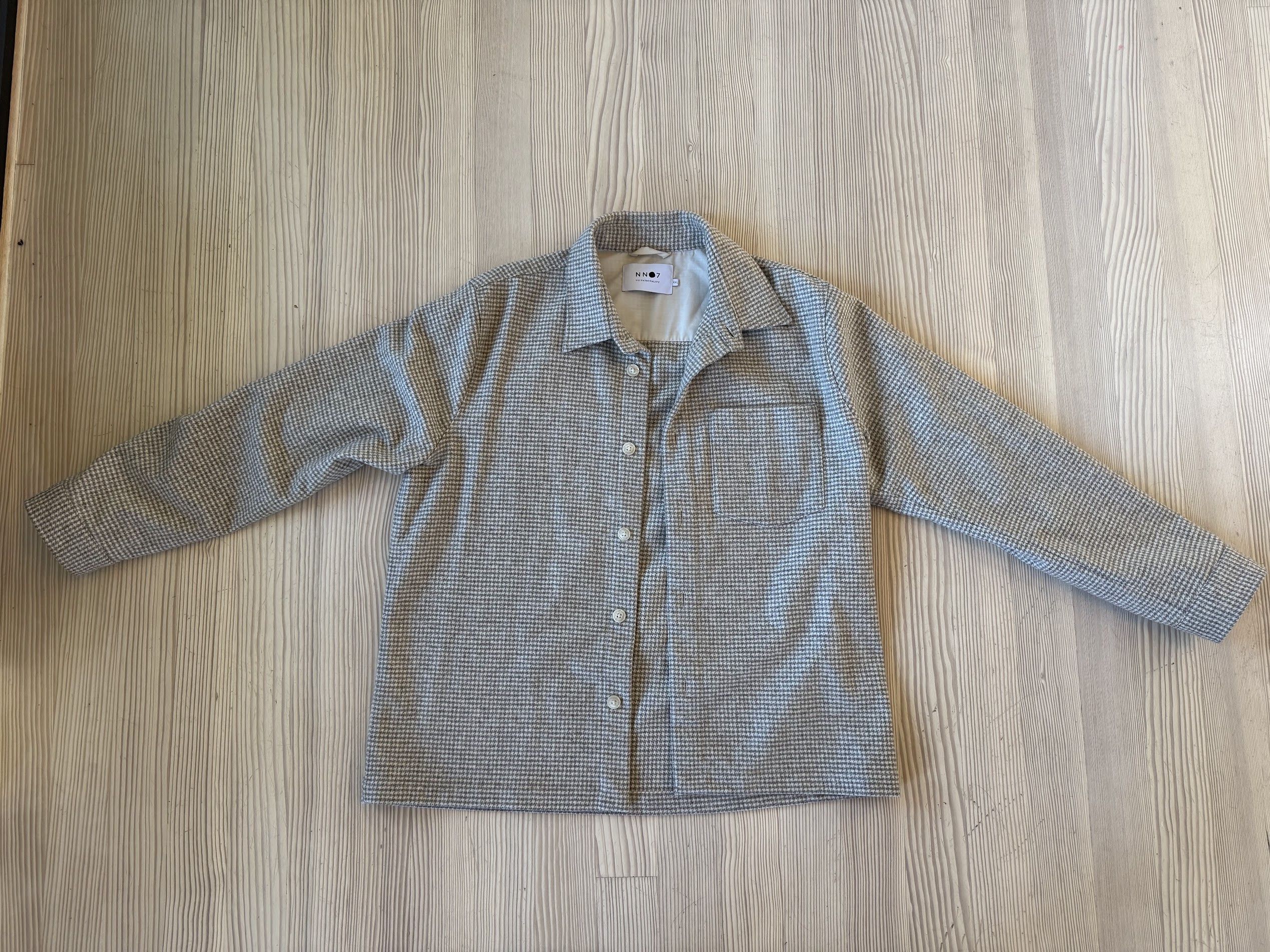 NN07 Peter 5318 Overshirt / Swacket, Grey Check, XXL Size US XXL / EU 58 / 5 - 1 Thumbnail