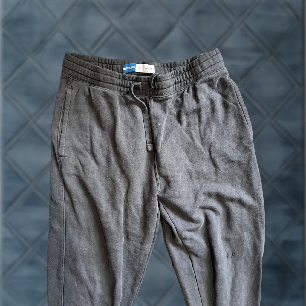 Old Navy Old Navy Mens Joggers Size Large Gray Drawstring Sweatpants Casual Athleisure Size US 33 - 1 Thumbnail