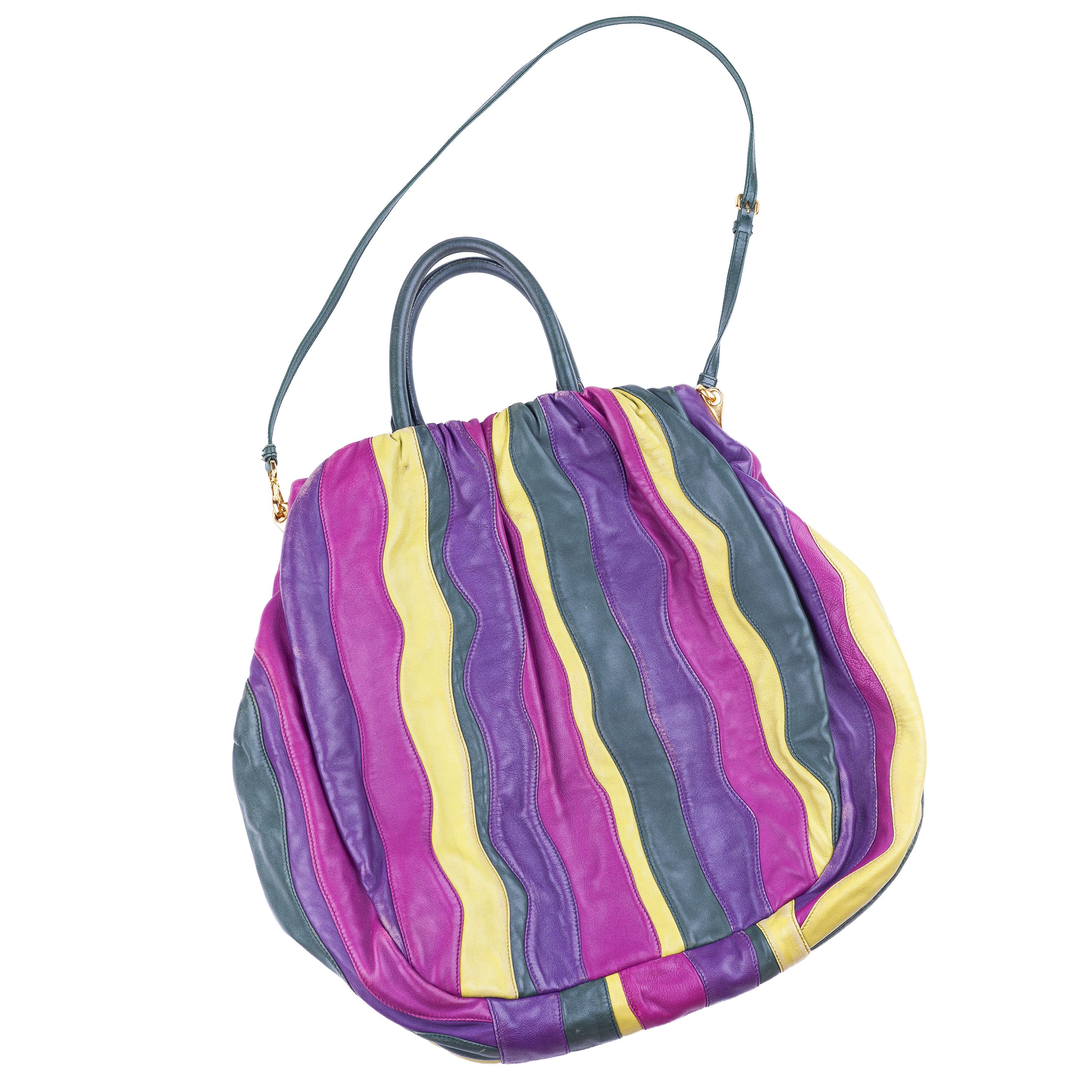 Prada Prada Spring/Summer 2008 Nappa Trembled Blossom Leather Bag Size ONE SIZE - 6 Thumbnail