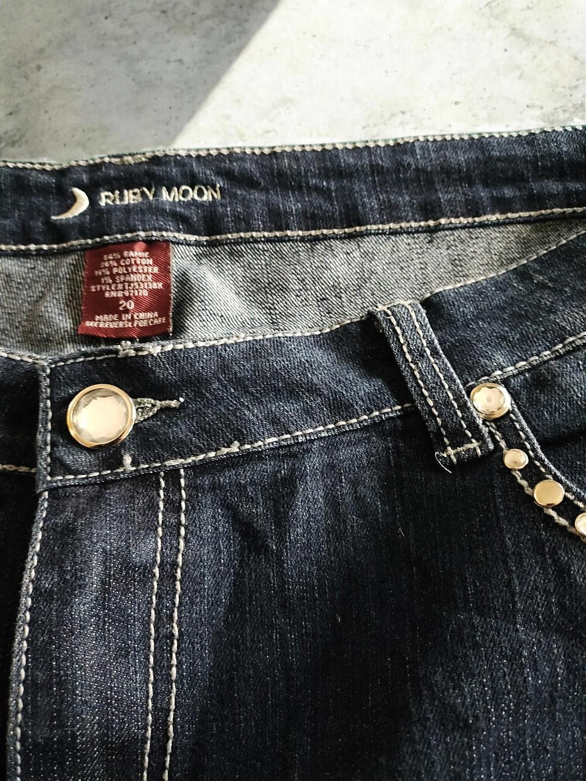 Other Ruby Moon Size 20 Dark Wash Denim Jeans Size 42" / US 20 - 5 Thumbnail