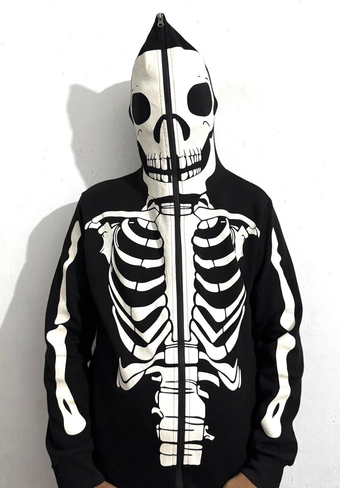 Hysteric Glamour × If Six Was Nine × Japanese Brand Y2k Skeleton ifsixwasnine zip up ninja hoodie Size US L / EU 52-54 / 3 - 1 Thumbnail