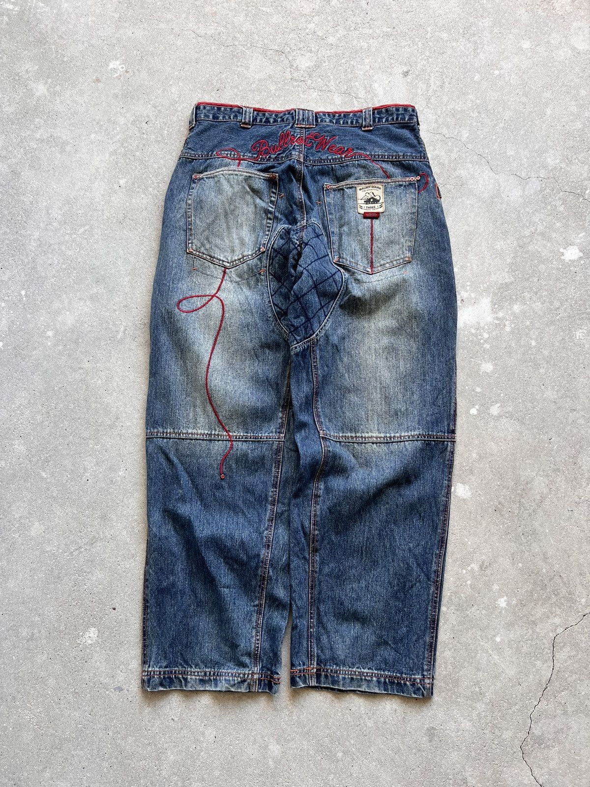 JNCO Vintage Bullrot Baggy Jeans Y2K Size US 32 / EU 48 - 7 Thumbnail