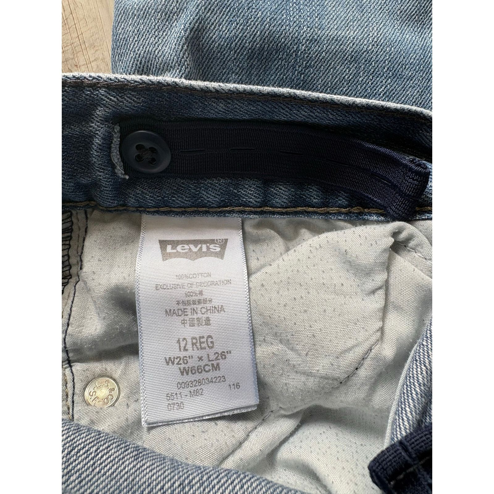 Levi's Levi’s | Distressed Adjustable 511 Slim Denim Jeans | 12R Size 34" / US 12 / IT 48 - 5 Thumbnail