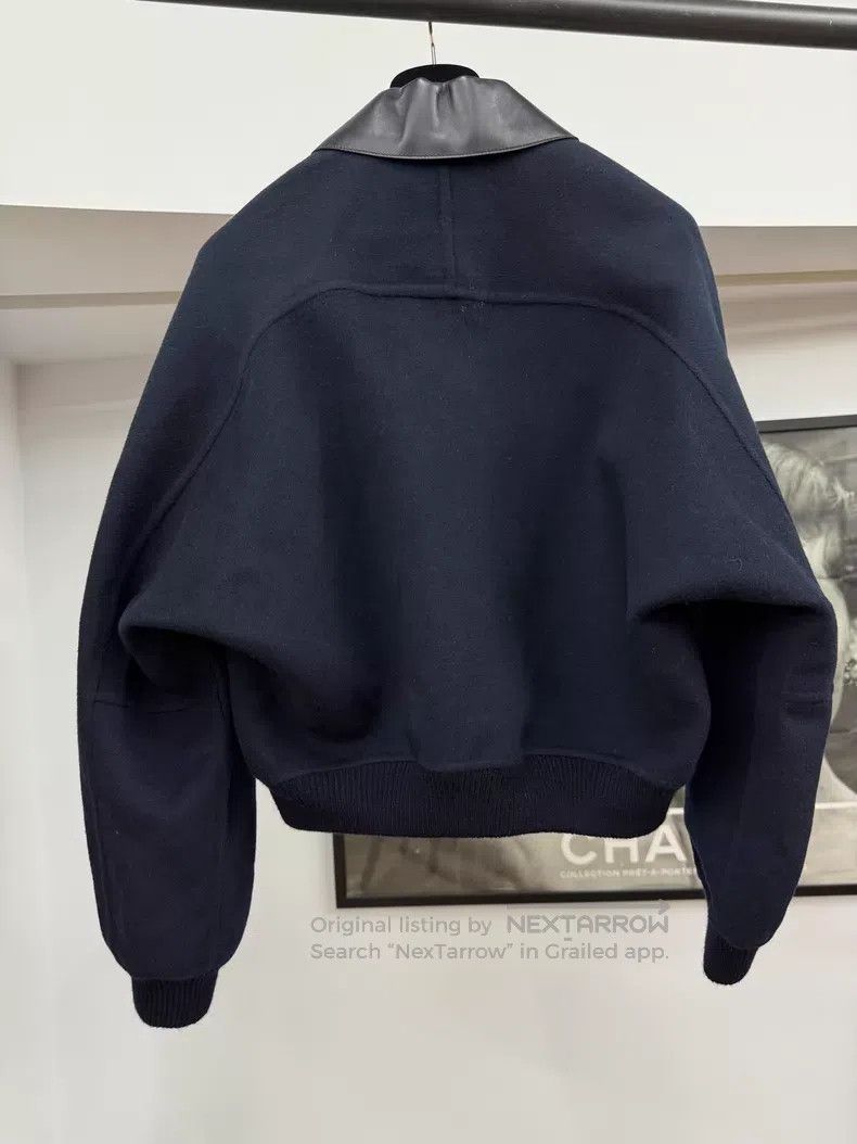 Hermes Hermes 25 Spring/Summer Navy Blue Patchwork Cashmere Jacke Size XS / US 0-2 / IT 36-38 - 3 Thumbnail