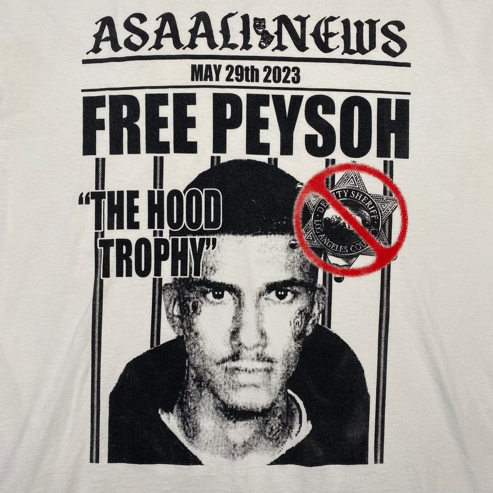 Los Angeles Apparel Asaali Free Peysoh The Hood Trophy Shirt Men's XL Streetwear Size US XL / EU 56 / 4 - 4 Thumbnail