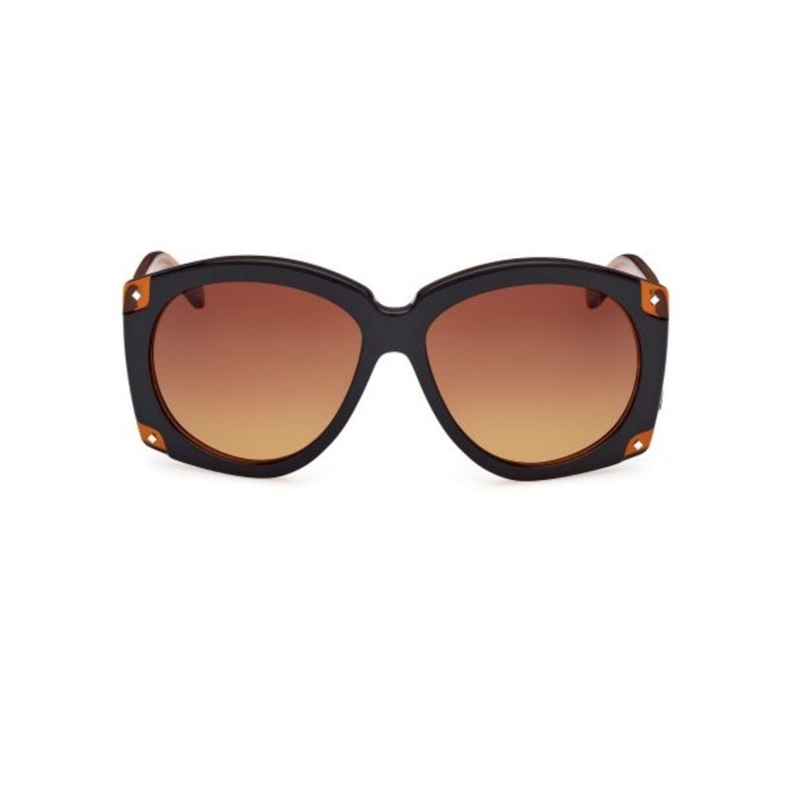 MCM New MCM Black and Brown Oversized Gradient Oval Sunglasses Size ONE SIZE - 8 Thumbnail