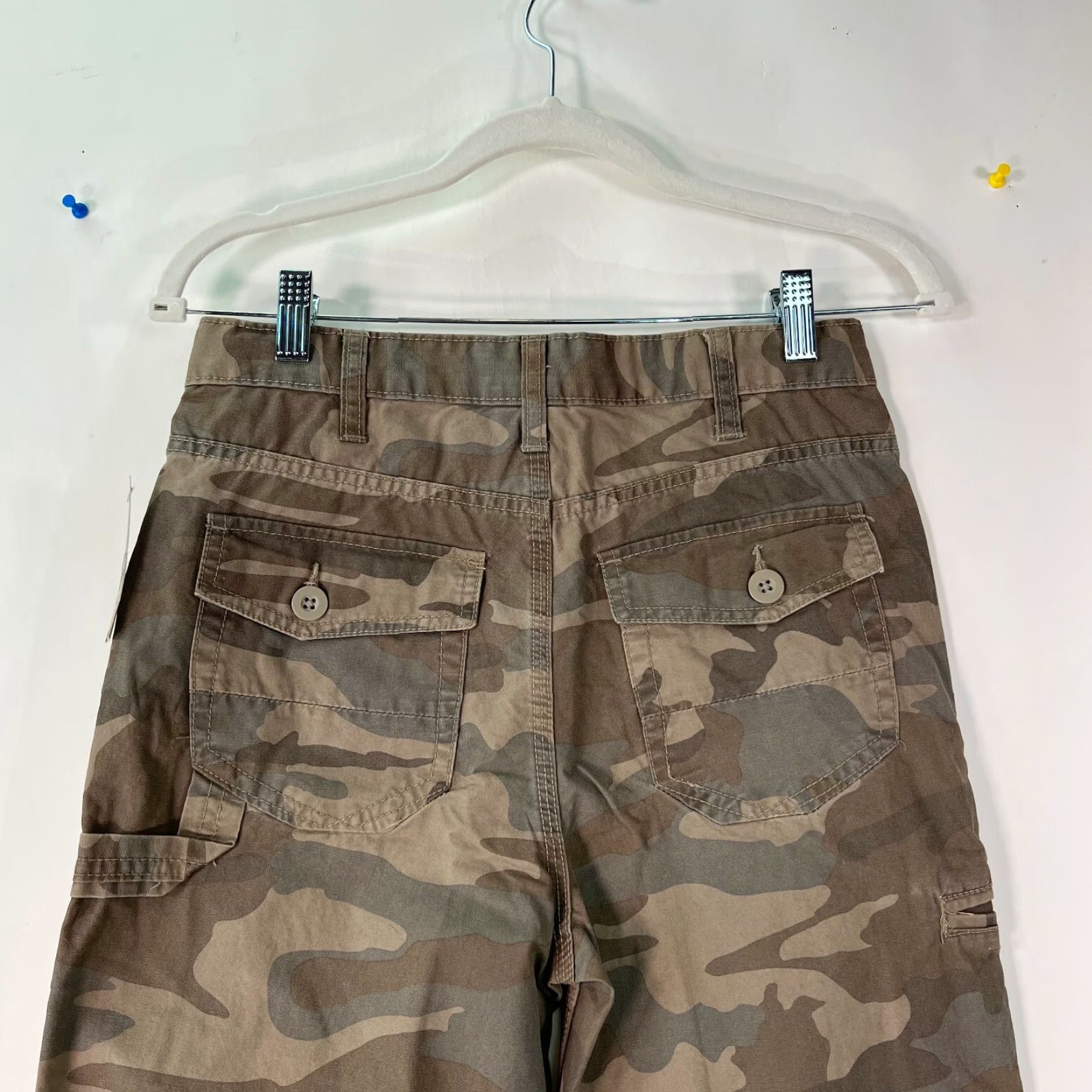 Faded Glory Faded Glory Brown Camouflage Canvas Carpenter Pants Size 14 Regular Fit Mens Size US 32 / EU 48 - 4 Thumbnail