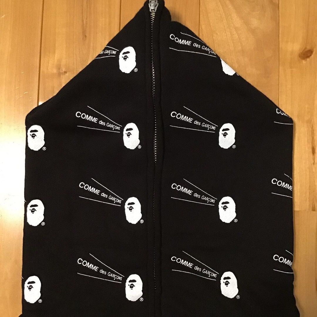 Bape × Comme des Garcons 🔥CDG Osaka limited🔥 Comme des Garcons BAPE full zip hoodie Size US XL / EU 56 / 4 - 4 Thumbnail