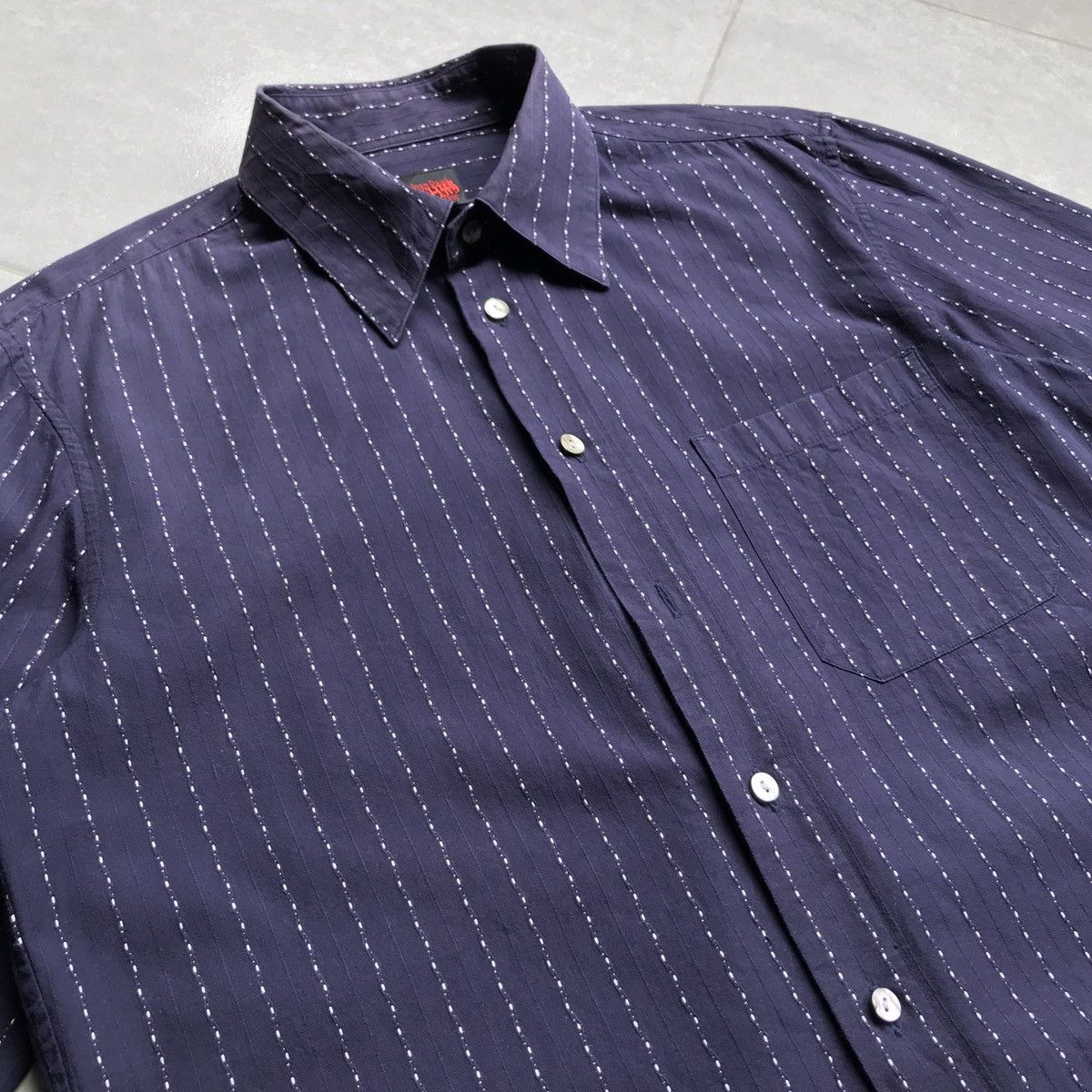 Jean Paul Gaultier Jean Paul Gaultier sashiko pattern shirt Size US M / EU 48-50 / 2 - 4 Thumbnail