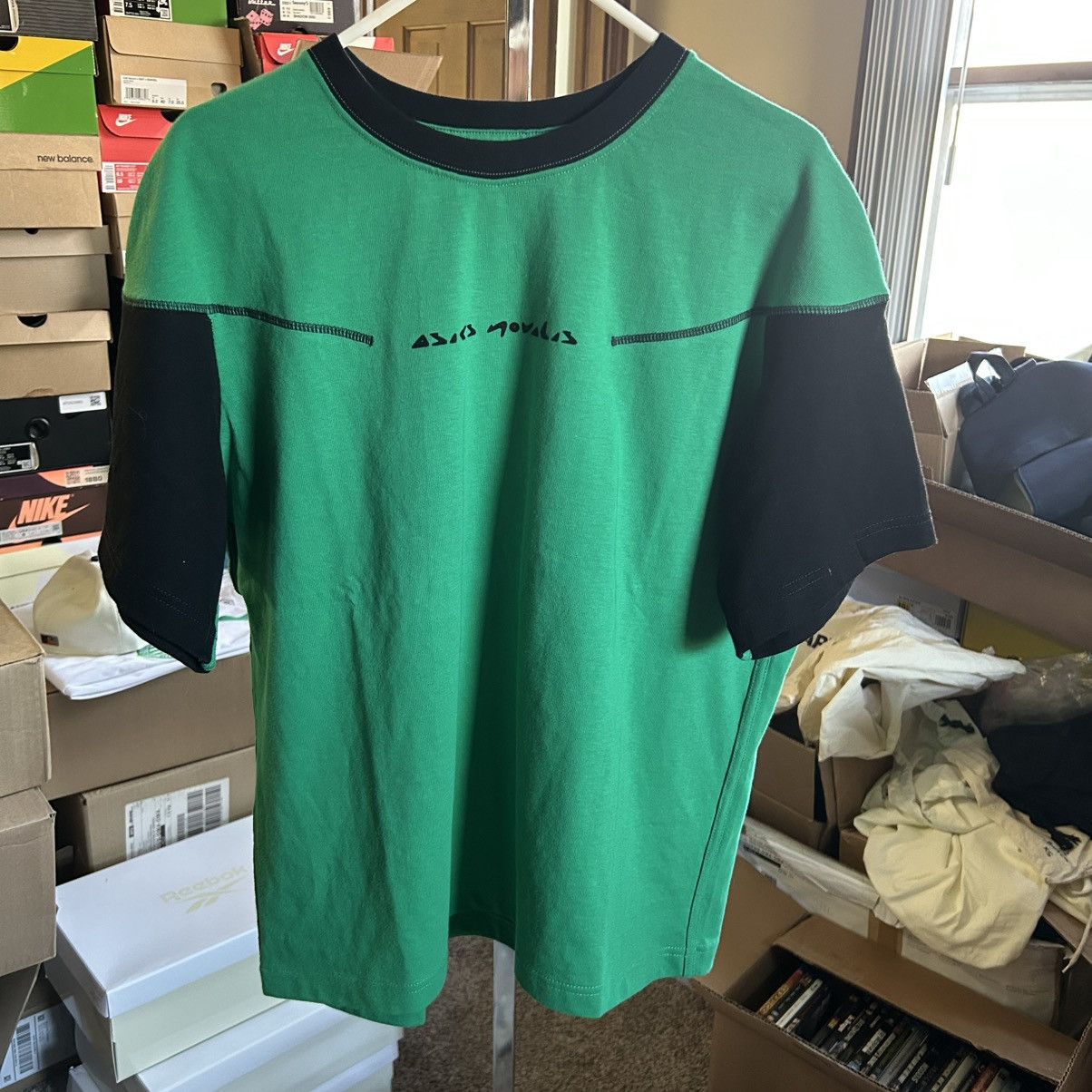 Asics × Kiko Kostadinov ASiCS NOVALiS WiDE BOXY CROPPED BiXANCE TEE PARAKEET GREEN Size US L / EU 52-54 / 3 - 14 Thumbnail