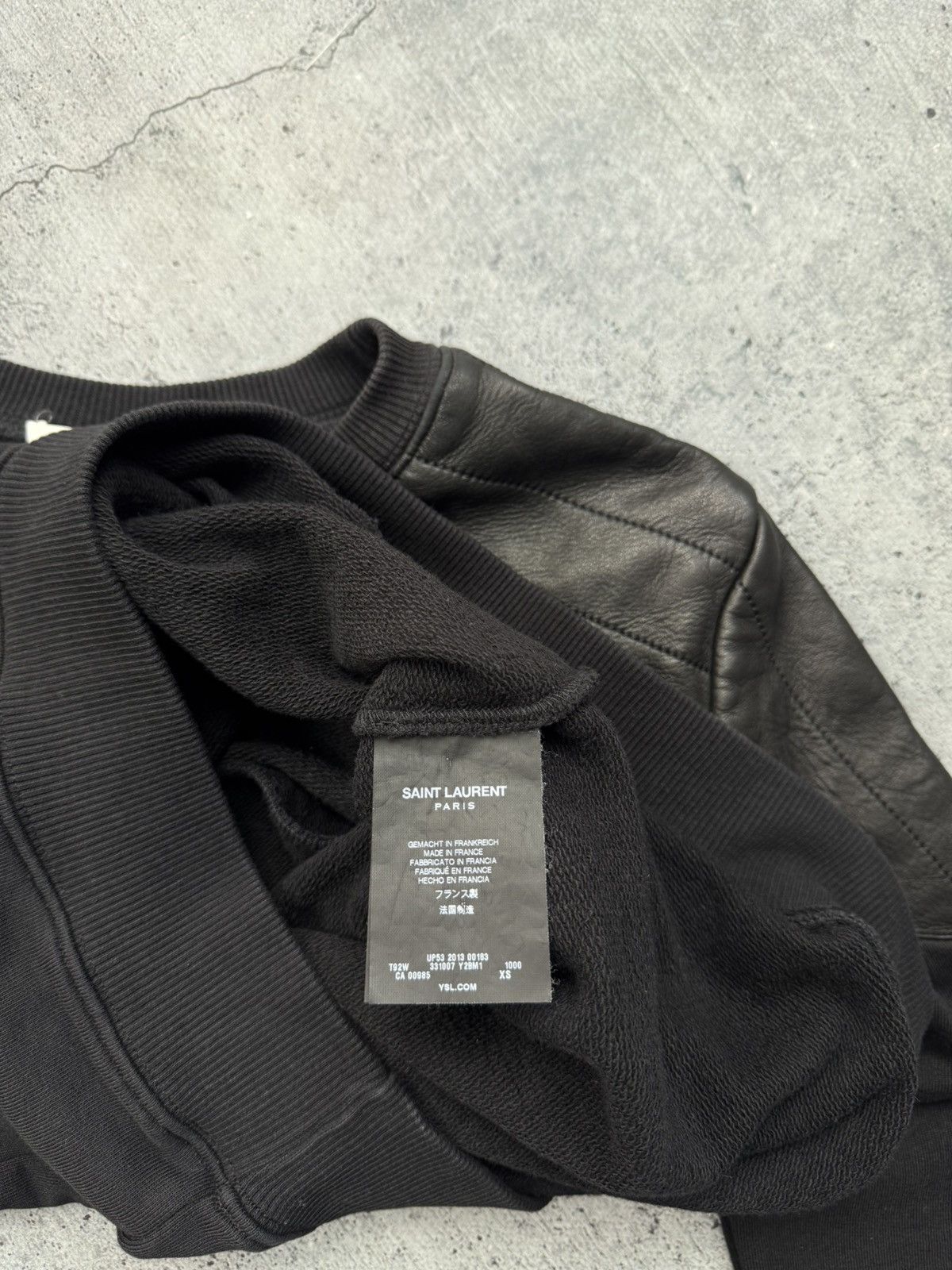 Saint Laurent Paris Vintage Saint Lauren Paris 2013’s Y2K Sweatshirt Size XS / US 0-2 / IT 36-38 - 7 Thumbnail