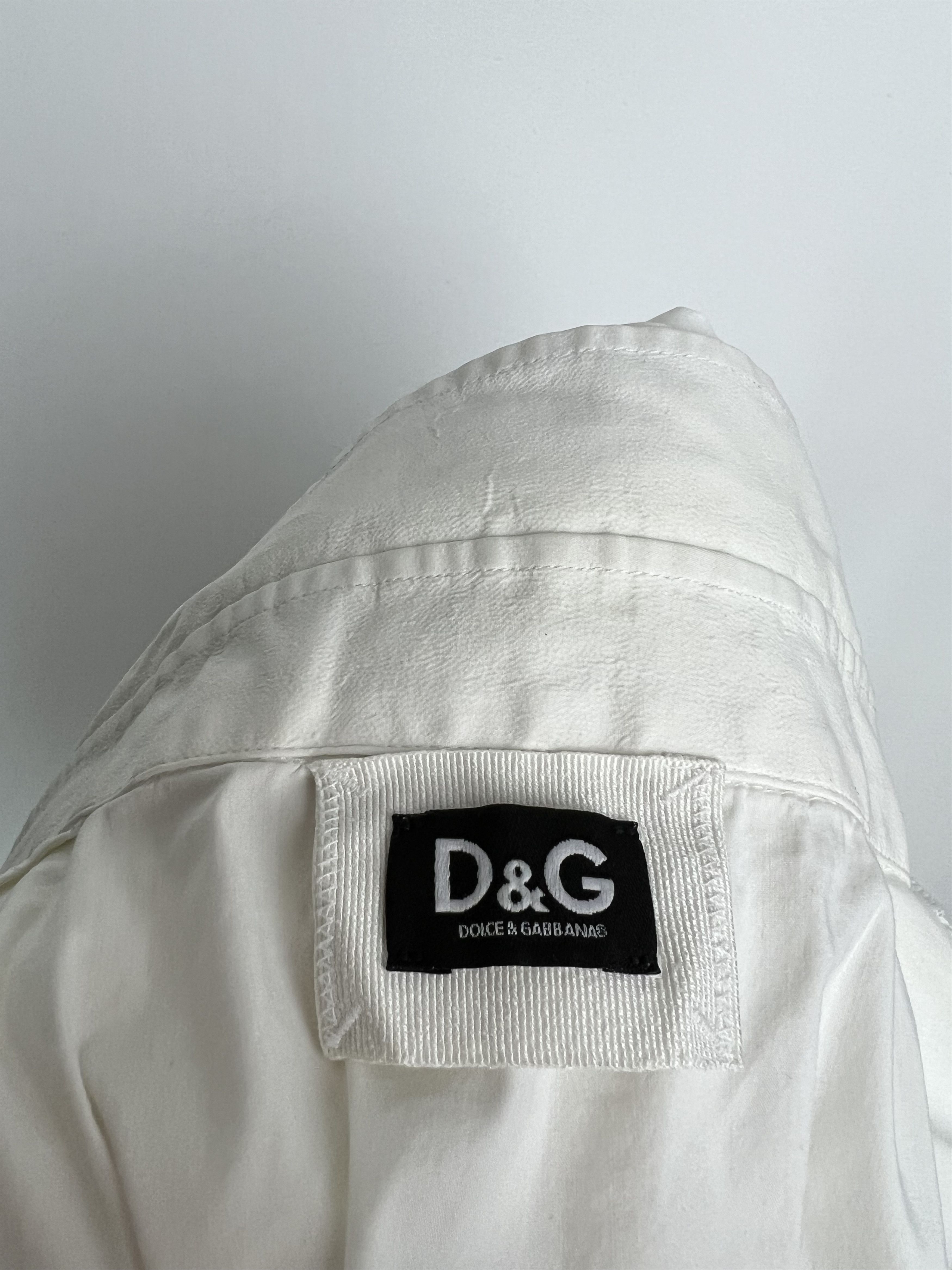 Dolce & Gabbana × Vintage Dolce & Gabbana Long Sleeve Button Up Shirt Size IT44 Size M / US 6-8 / IT 42-44 - 9 Thumbnail