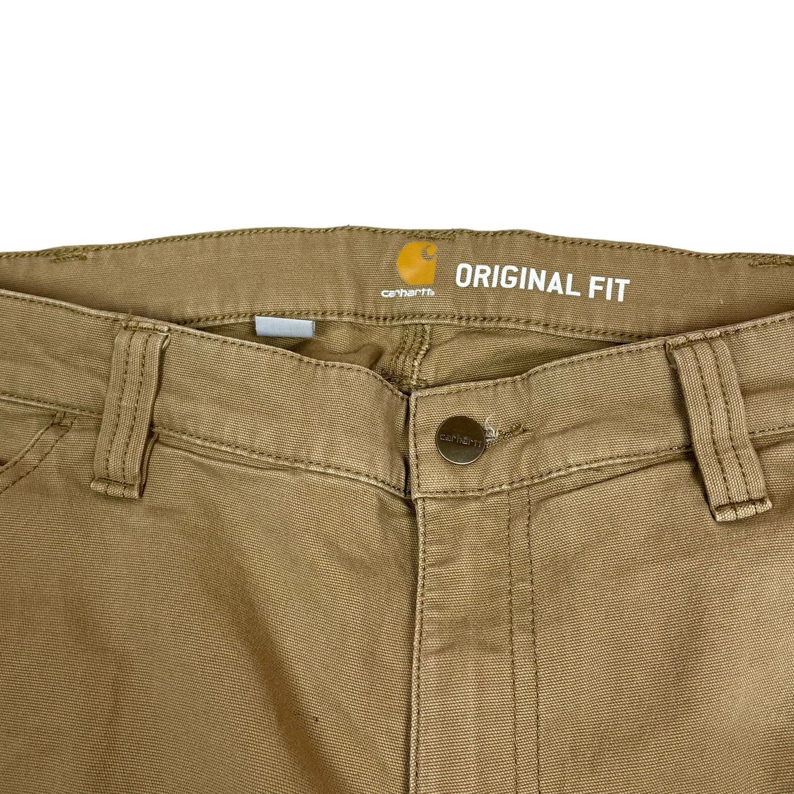 Carhartt × Vintage Carhartt Women's beige Cotton Original Fit Crawford Pants 10 Size 32" / US 10 / IT 46 - 9 Thumbnail
