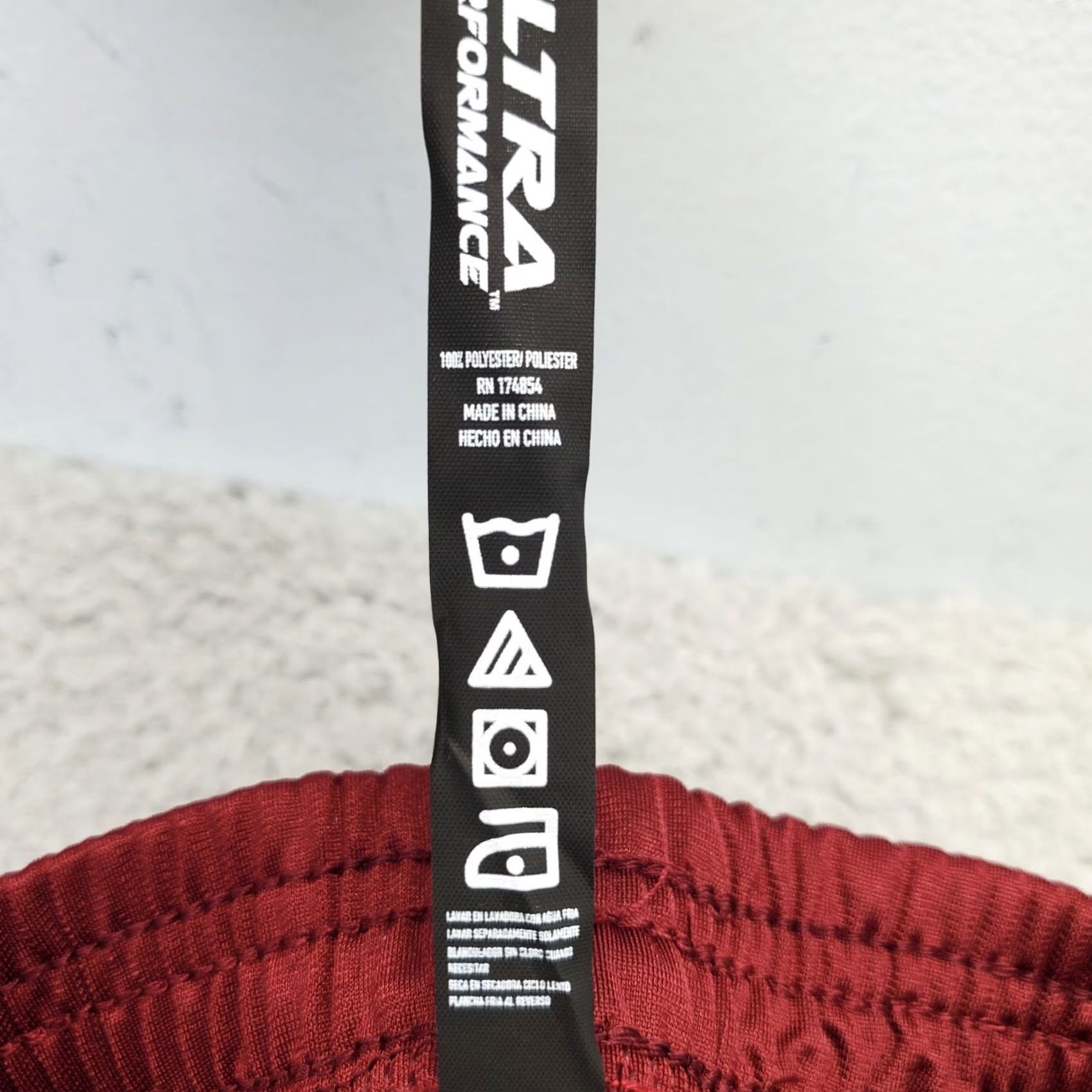 Vintage Ultra Performance Womens Burgundy Track Pants Sweatpants M Size Pockets Elastic Waist Athletic Streetwear Outdoor Size 32" / US 10 / IT 46 - 7 Thumbnail