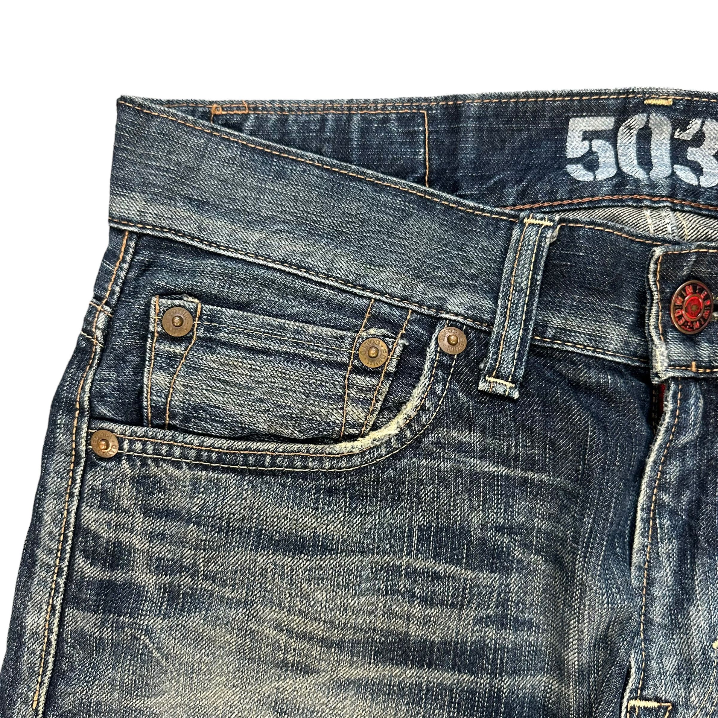 Edwin EDWIN 503 BLUE TRIP DENIM PANT #8851-032 Size US 34 / EU 50 - 3 Thumbnail