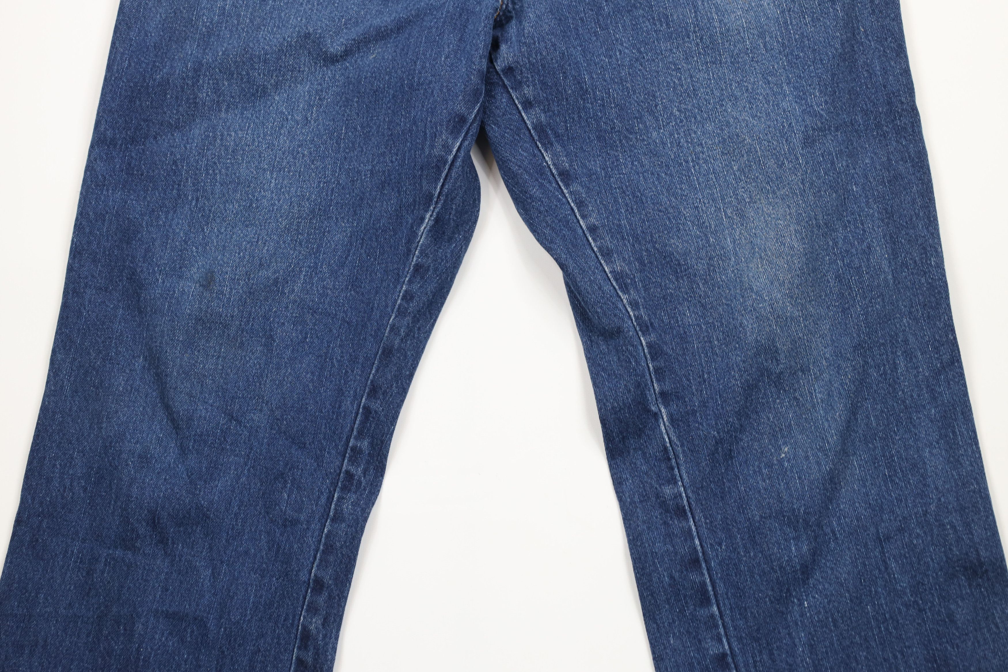 Dickies × Vintage Vintage Dickies Spell Out Wide Leg Denim Jean Blue Cotton Size US 38 / EU 54 - 3 Thumbnail
