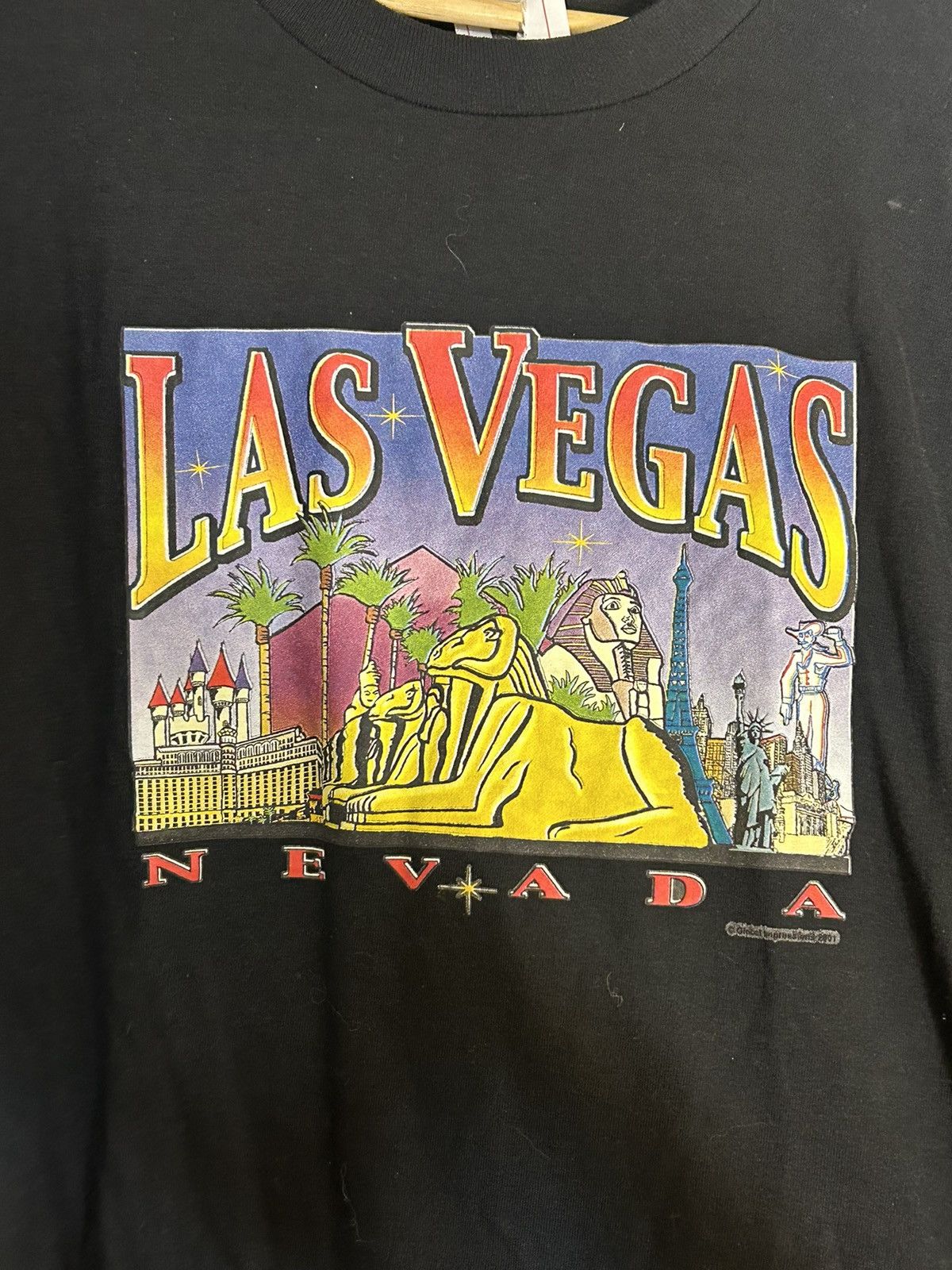 Vintage 2001 Las Vegas Tourist T Shirt Size US L / EU 52-54 / 3 - 2 Thumbnail
