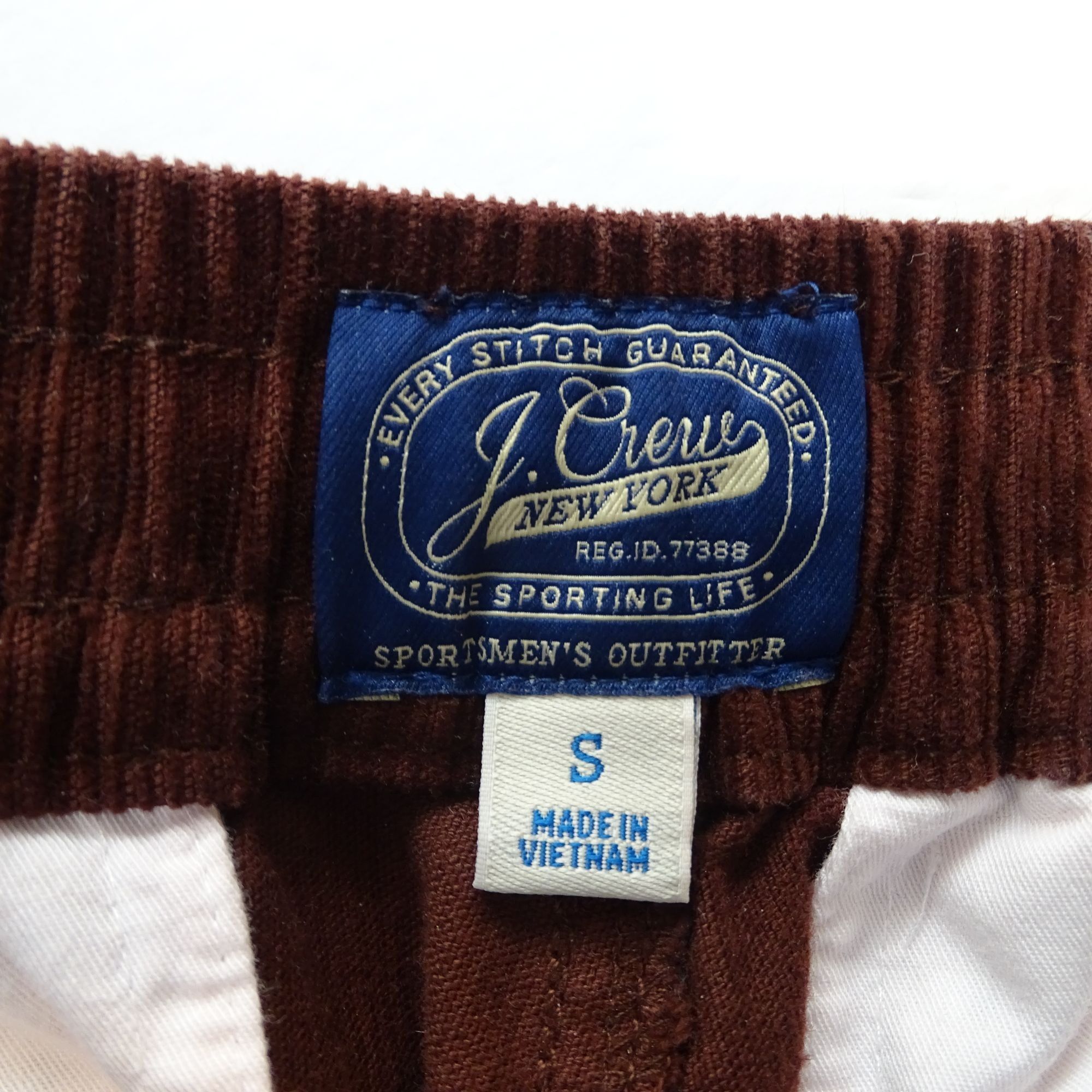 J.Crew J Crew Corduroy Drawstring Dock Pants Jogger Burgundy Small Size US 28 / EU 44 - 6 Thumbnail