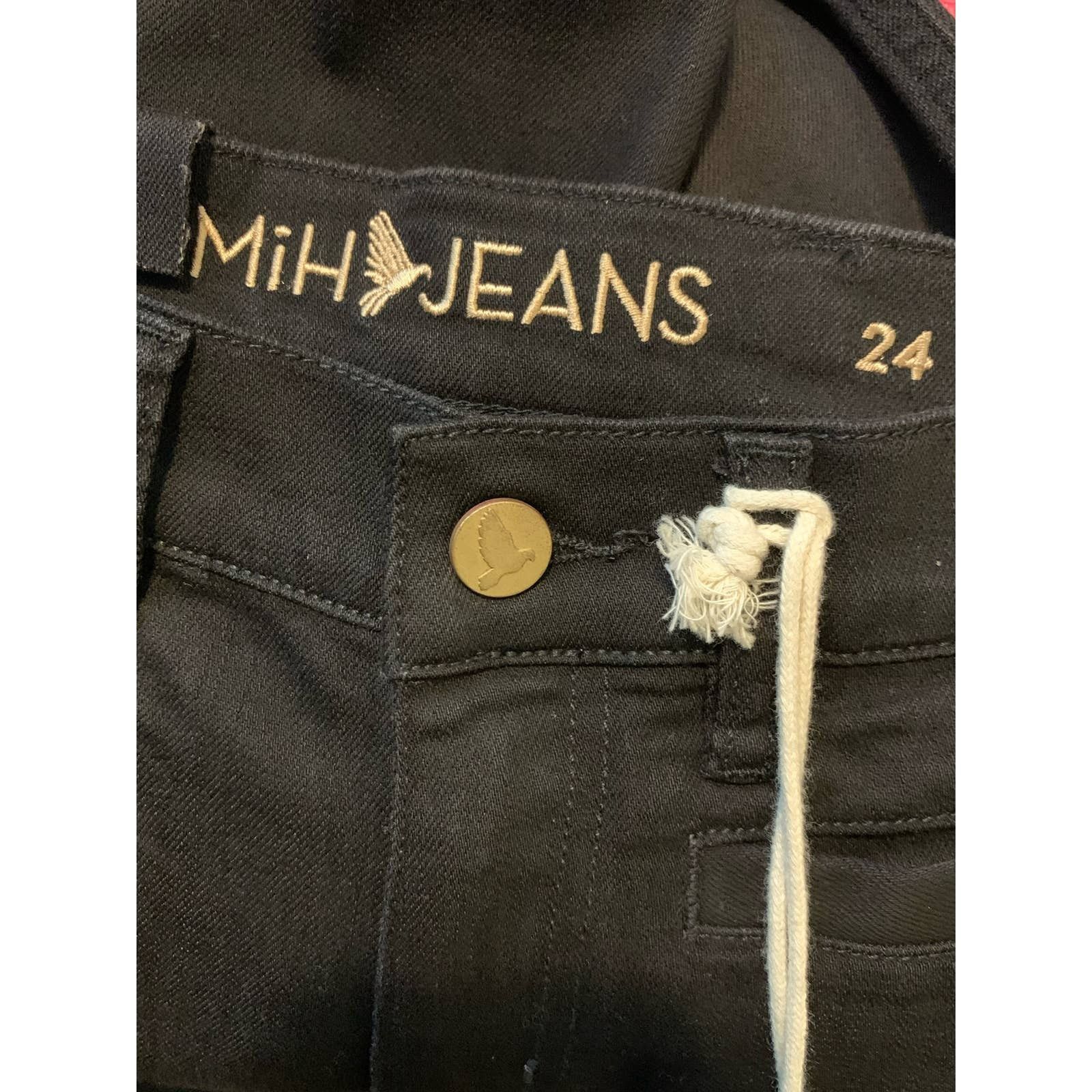 REVOLVE M.i.h. The Oslo black stretch slim jeans size 24 - 0 Size 25" / US 0 / IT 36 - 3 Thumbnail