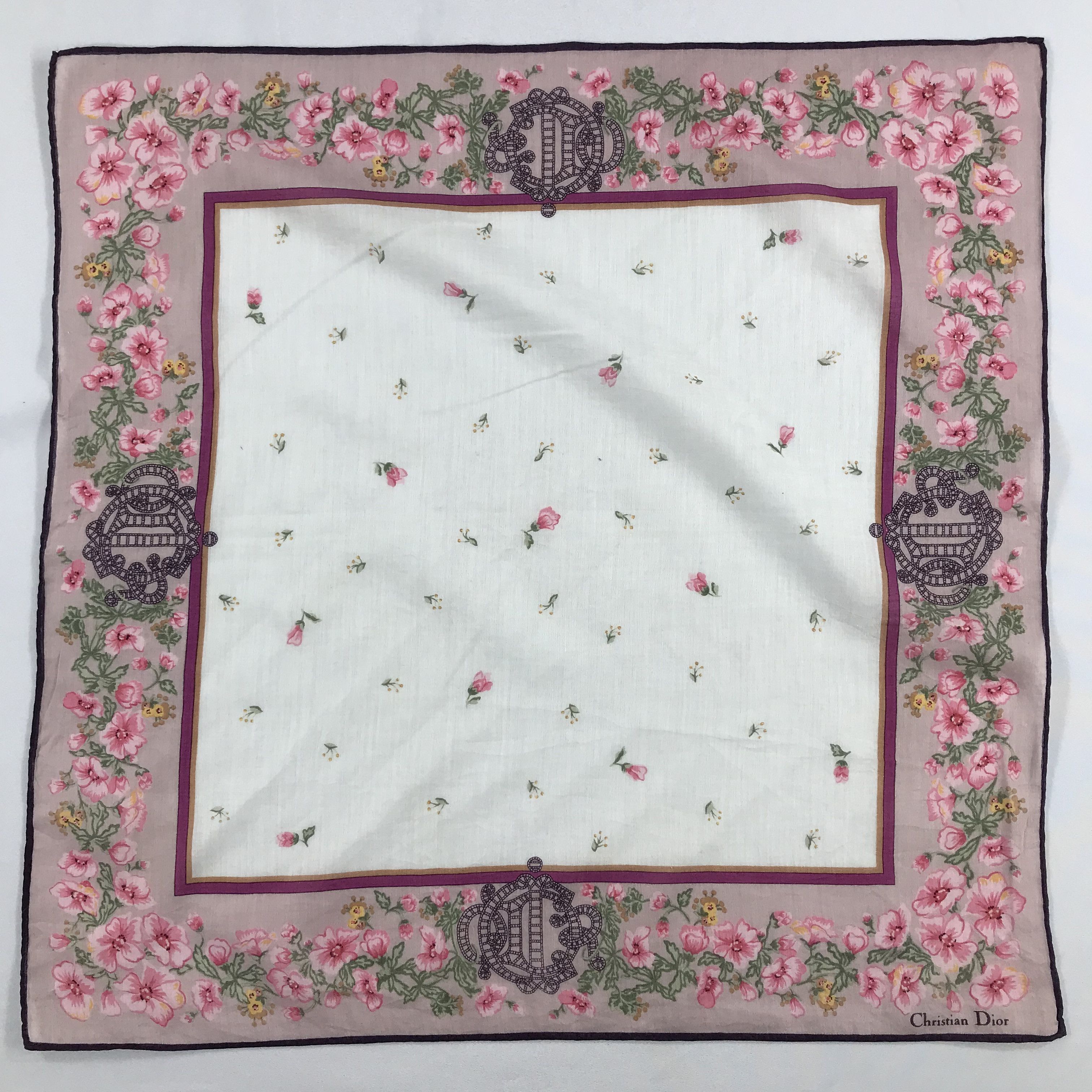 Christian Dior Bandana / Handkerchief / Neckerchief - S2106