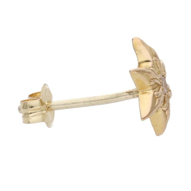 Chrome Hearts Chrome Hearts Diamond 22K Gold Star Earring Size ONE SIZE - 5 Thumbnail