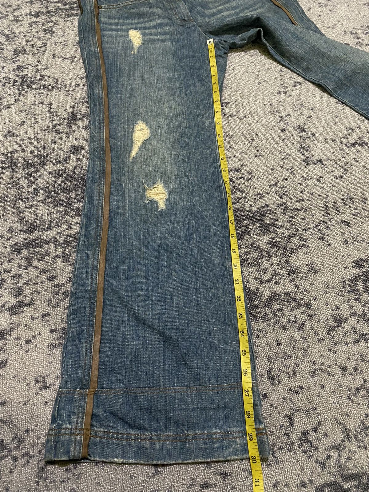 Hysteric Glamour × If Six Was Nine × Japanese Brand Y2k Doho distressed baggy jeans Size 31" - 11 Thumbnail