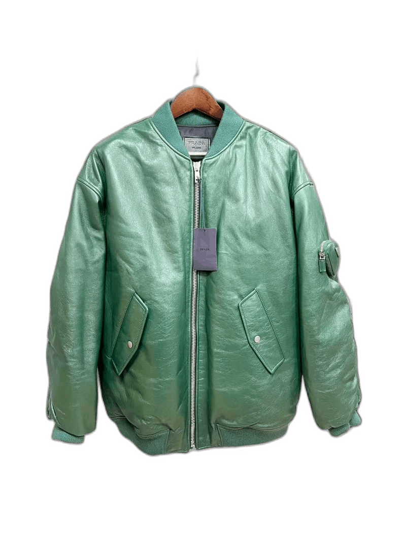 Prada Prada x Raf Simons Green Bomber Jacket-yf Size US S / EU 44-46 / 1 - 1 Thumbnail