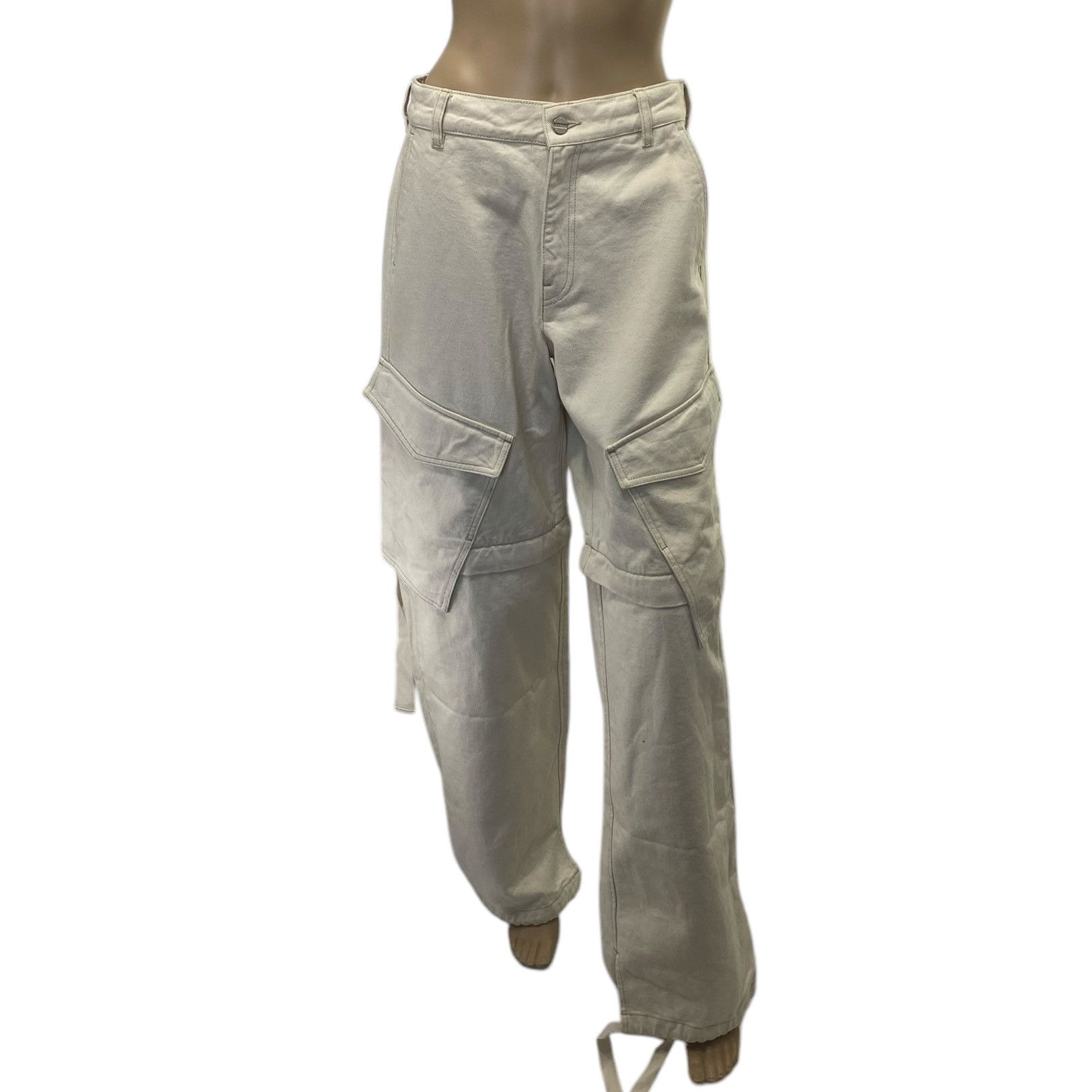 Dion Lee Natural Denim Parachute Jeans Pants Size 29" - 3 Thumbnail