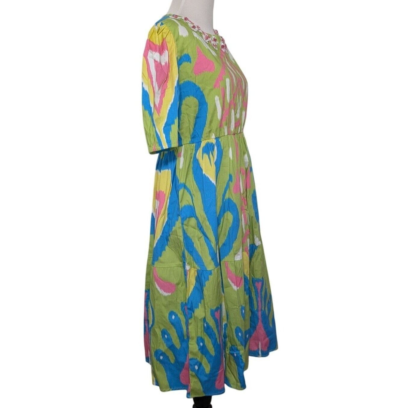 NEW Sheridan French Midi Arcadia Dress Womens Size Small