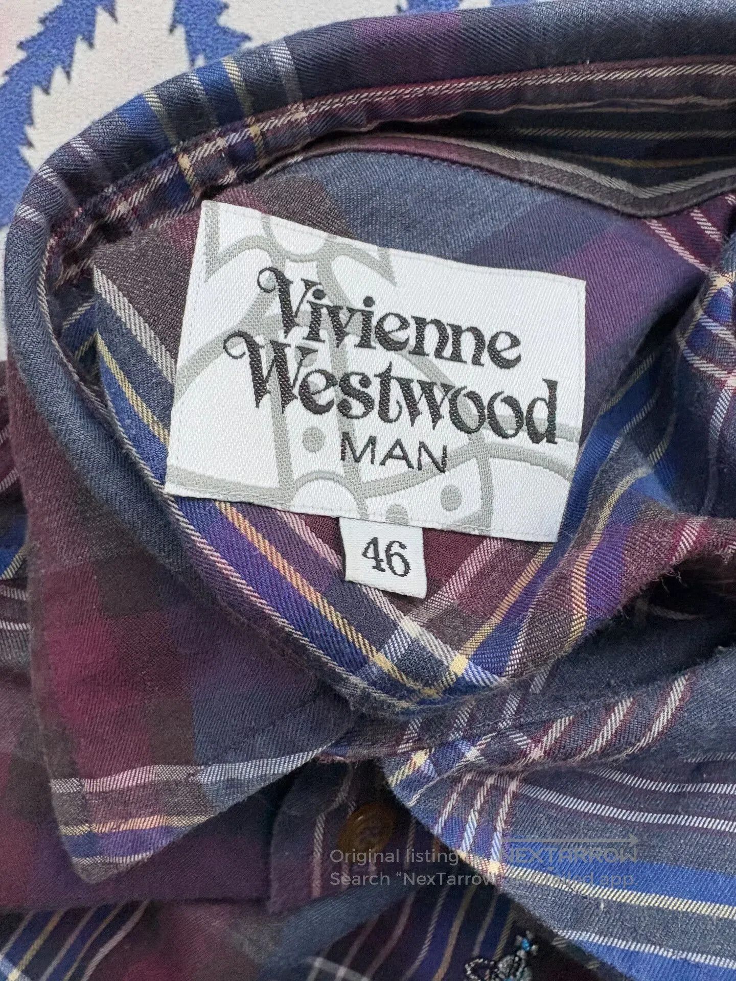 Vivienne Westwood Vivienne Westwood Blue Plaid Shirt. Size M / US 6-8 / IT 42-44 - 7 Thumbnail
