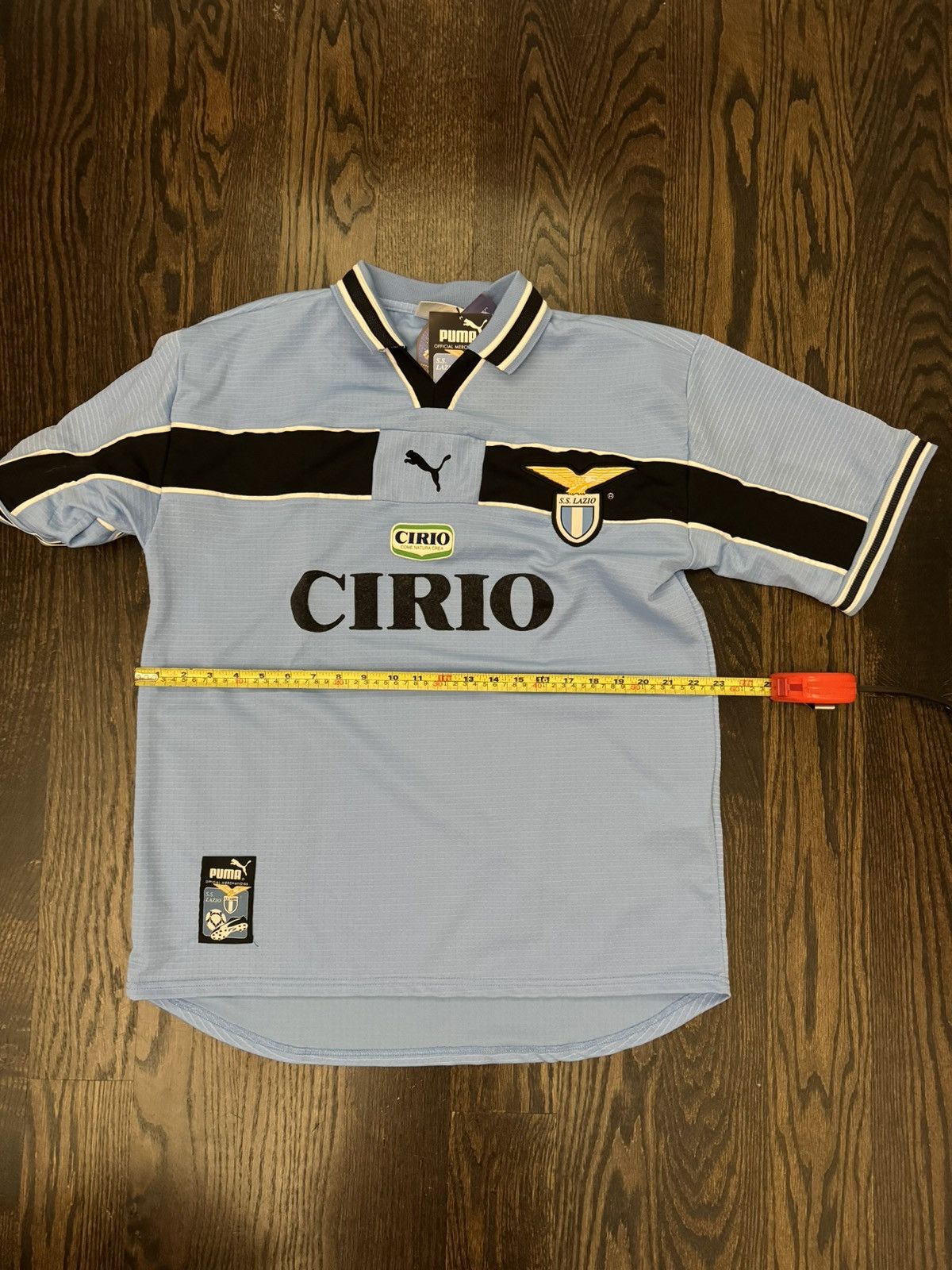 Puma SS Lazio x 1998 Home Jersey x Puma x L x BNWT Size US L / EU 52-54 / 3 - 13 Thumbnail