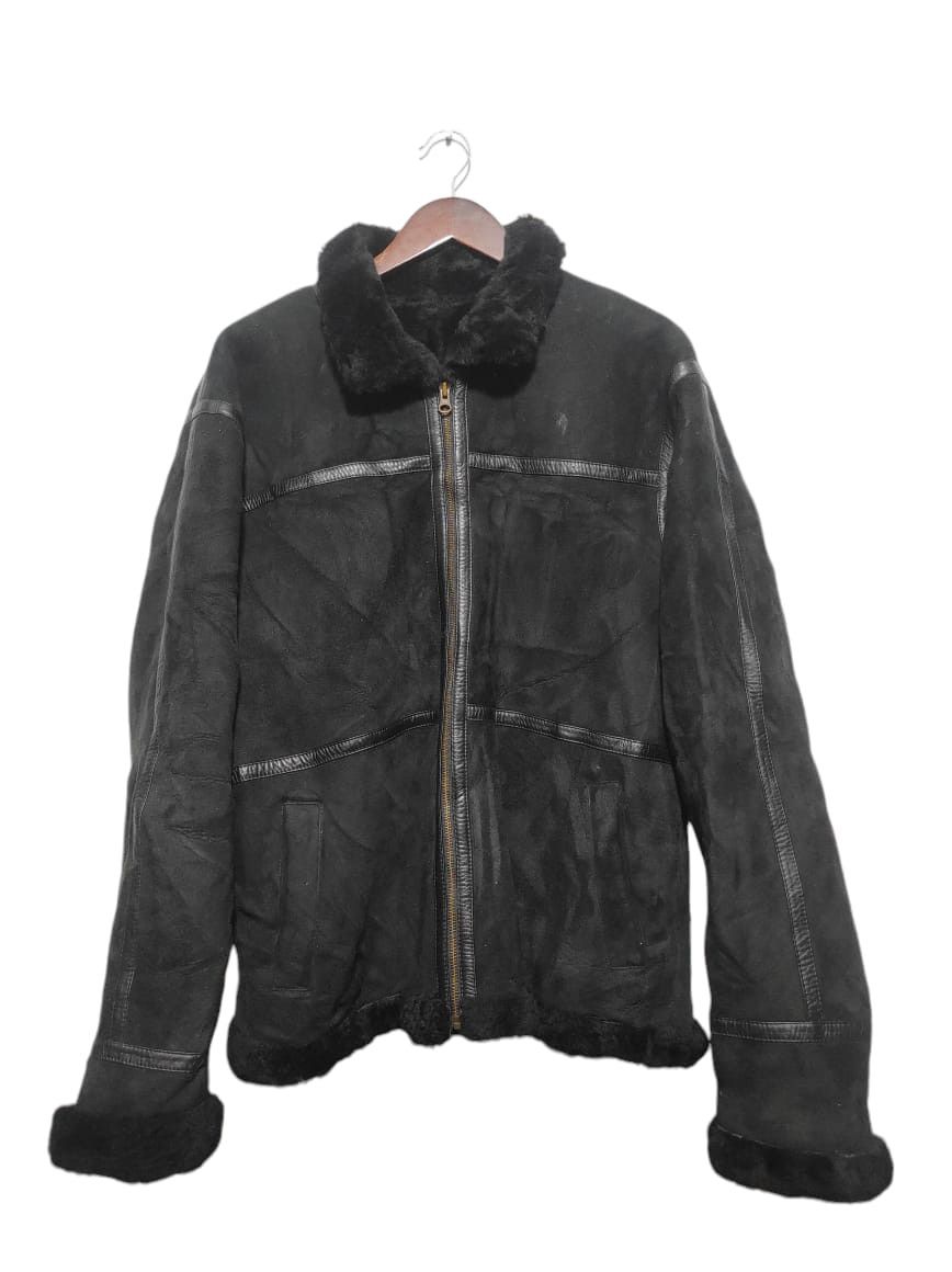 OXYOXY Suede Fur Jacket