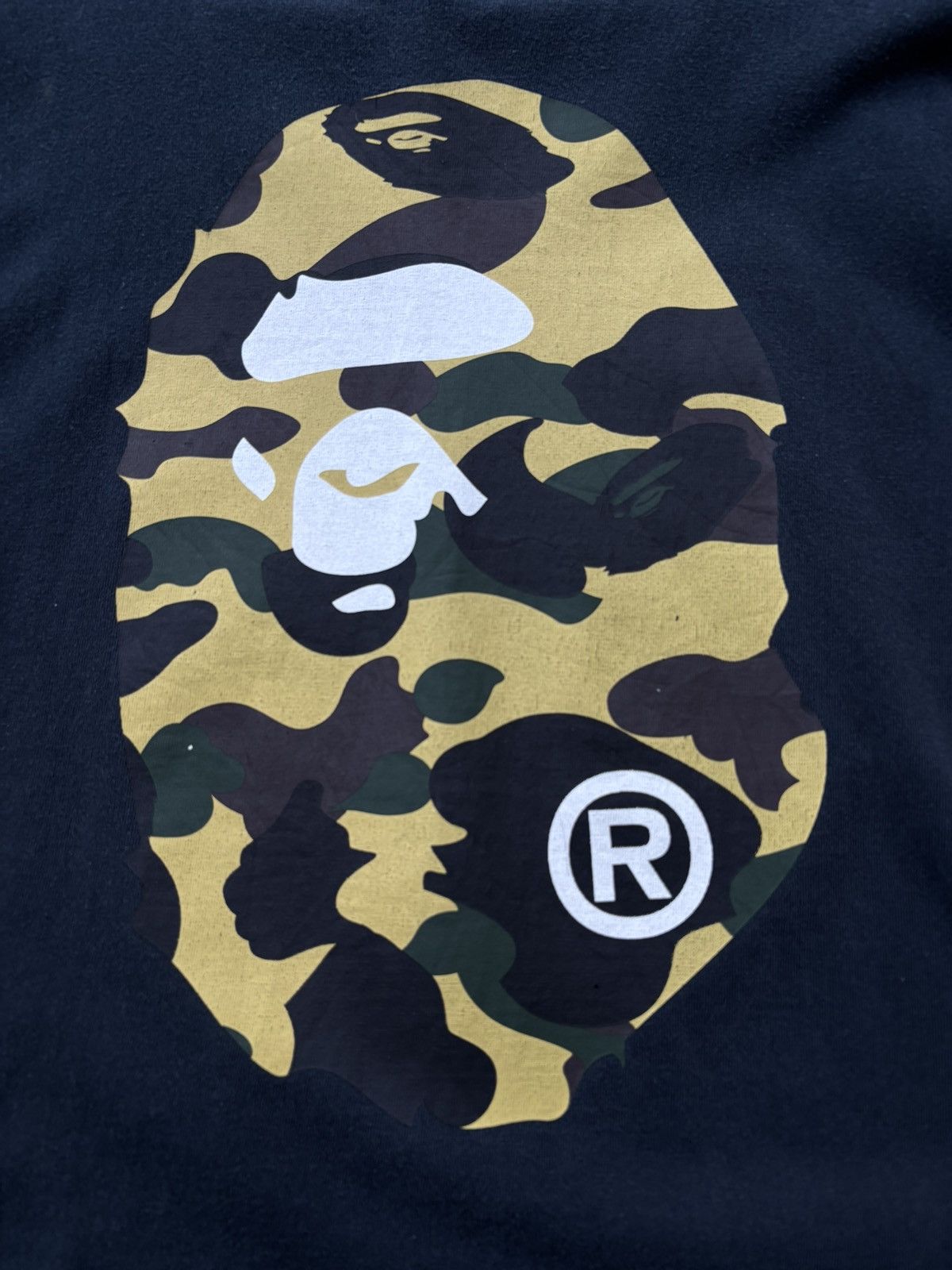 Bape A Bathing Ape (BAPE) 1st Camo Big Ape Mirrored Head Tee Size US M / EU 48-50 / 2 - 2 Thumbnail