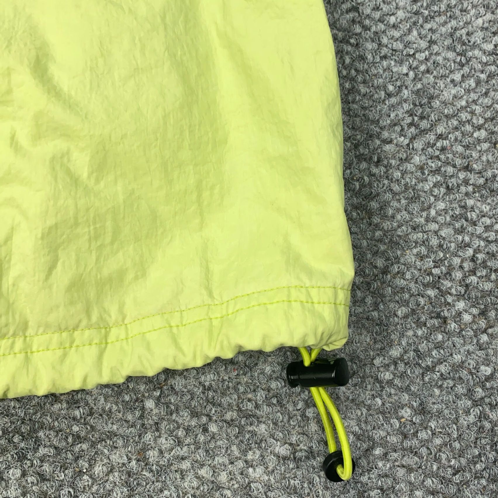Adidas VINTAGE adidas Jacket Mens L Yellow Windbreaker 90s Zip Hooded 3-Stripe Adults Mens Jacket Size US L / EU 52-54 / 3 - 6 Thumbnail