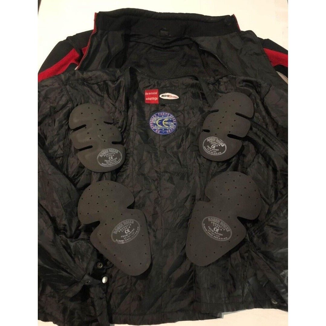 West Coast Choppers NITRO RACING Motorcycle Jacket 2XL Men Armor Mesh Reflective Size US XXL / EU 58 / 5 - 2 Thumbnail
